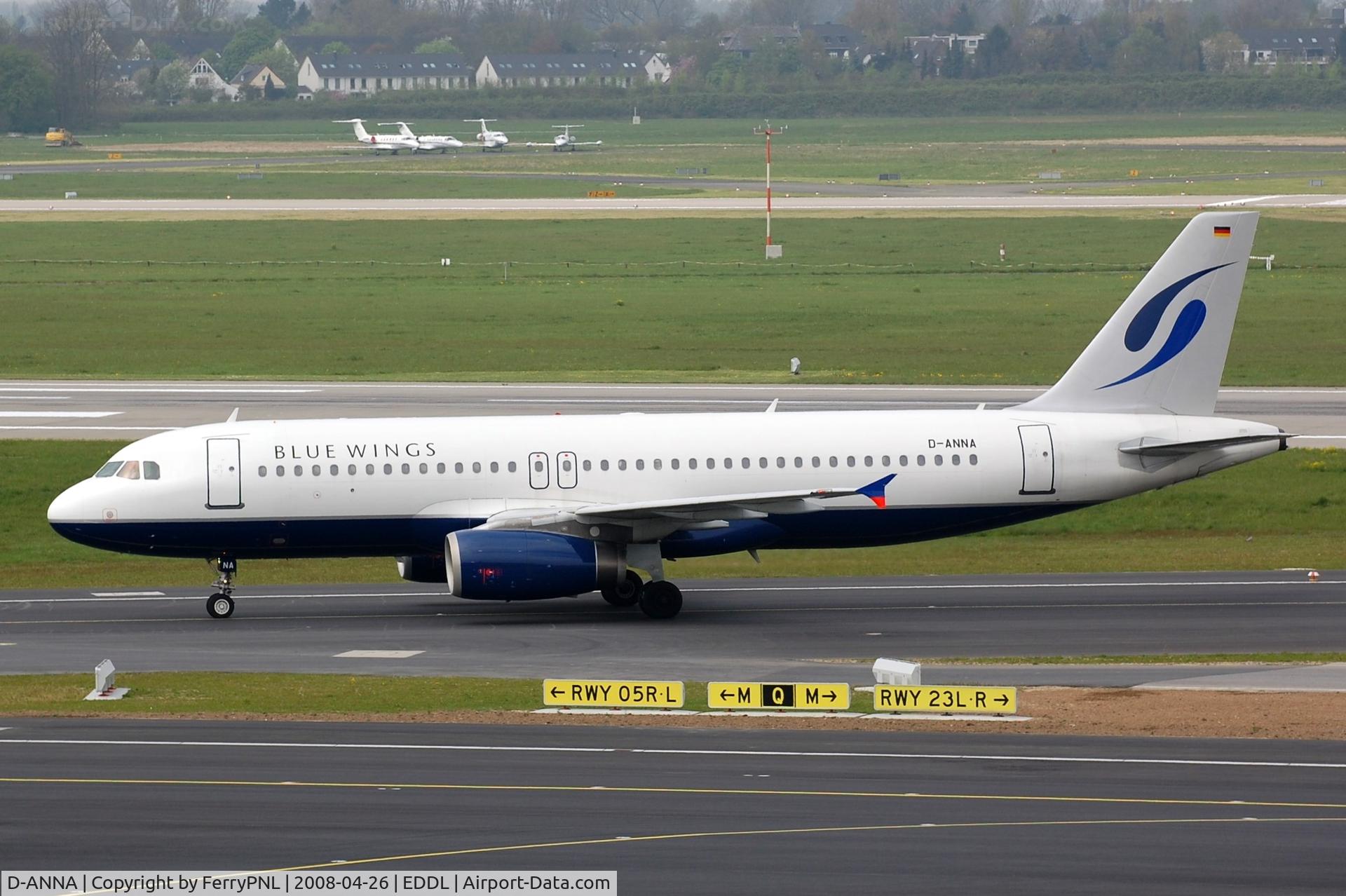 D-ANNA, 1996 Airbus A320-233 C/N 916, Blue Wings A320, aircraft now with Onur Air as TC-OBG