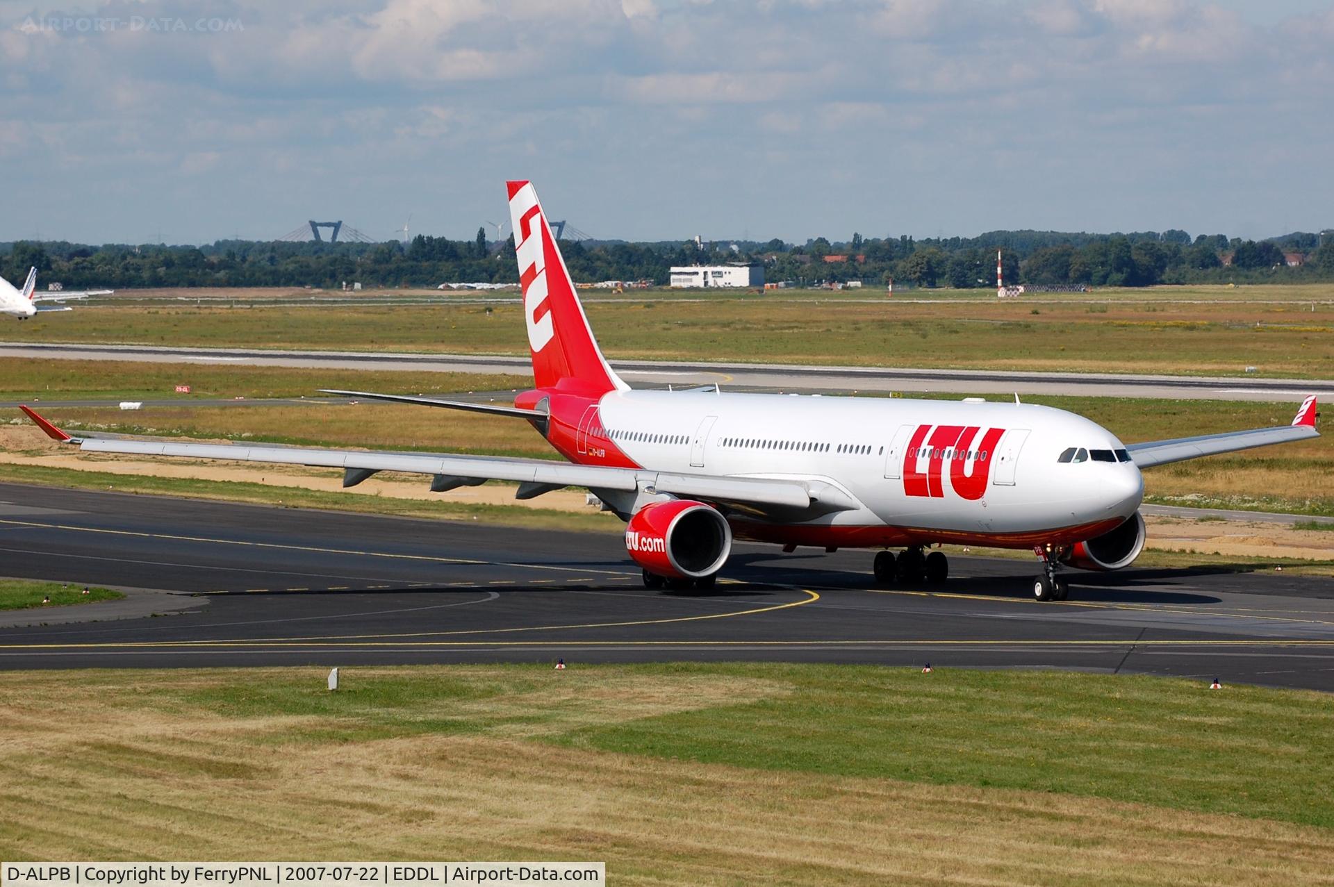 D-ALPB, 2001 Airbus A330-223 C/N 0432, LTU A332 on a taxyway in DUS