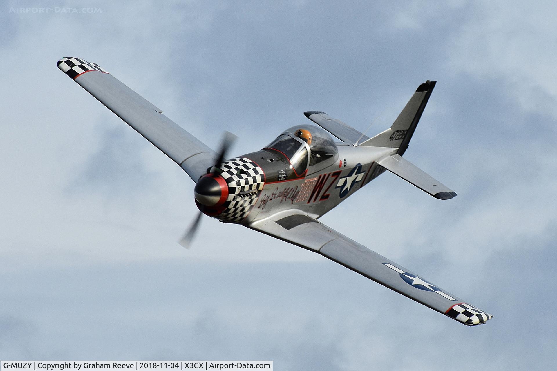 G-MUZY, 2008 Titan T-51 Mustang C/N LAA 355-14831, At Northrepps.