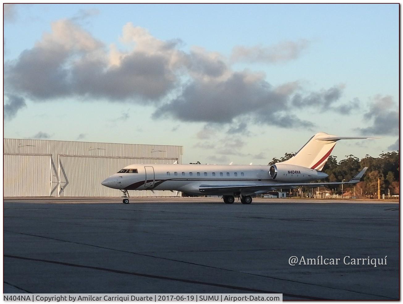 N404NA, 2009 Bombardier BD-700-1A11 Global 5000 C/N 9356, Landed in SUMU