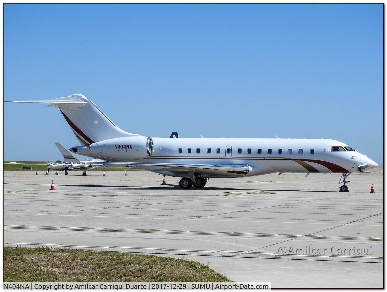 N404NA, 2009 Bombardier BD-700-1A11 Global 5000 C/N 9356, Landed at SUMU