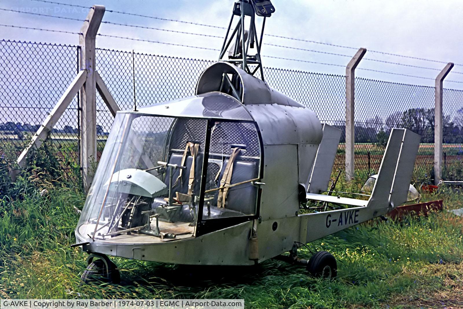 G-AVKE, Gadfly HDW1 C/N HDW1, G-AVKE   Gadfly HDW.1 [HDW.1] (Historic Aircraft Museum) Southend~G 03/07/1974