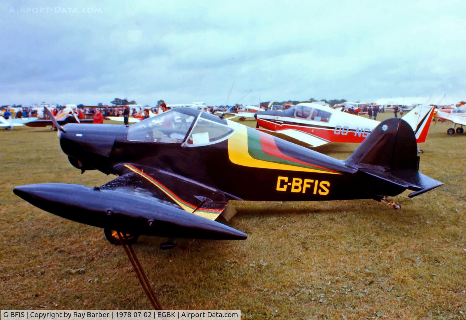 G-BFIS, 1954 Gardan GY-30 Supercab C/N 01, G-BFIS   Garden GY-30 Supercab [01] Sywell~G 02/07/1978