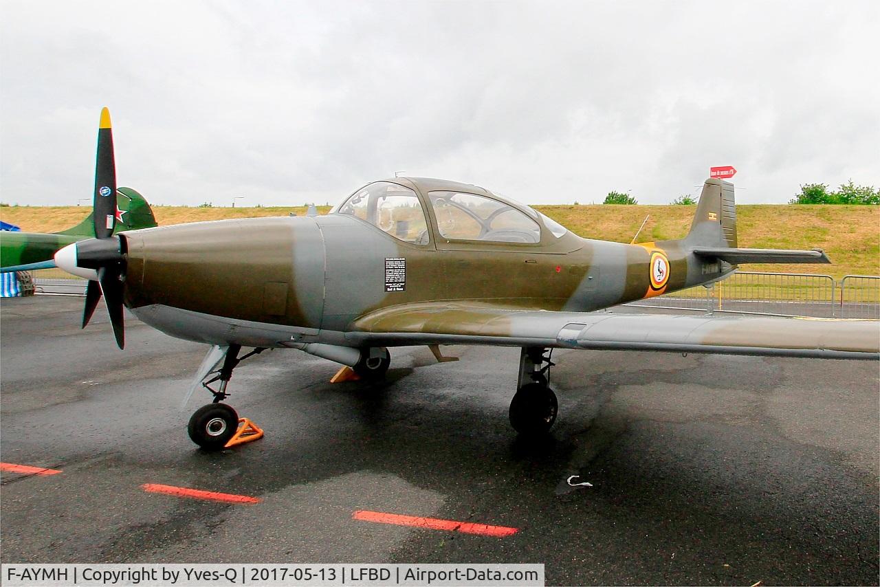 F-AYMH, 1958 Piaggio FWP-149D C/N 026, Piaggio FWP-149D, Static display, Bordeaux-Mérignac Air Base 106 (LFBD-BOD) Open day 2017