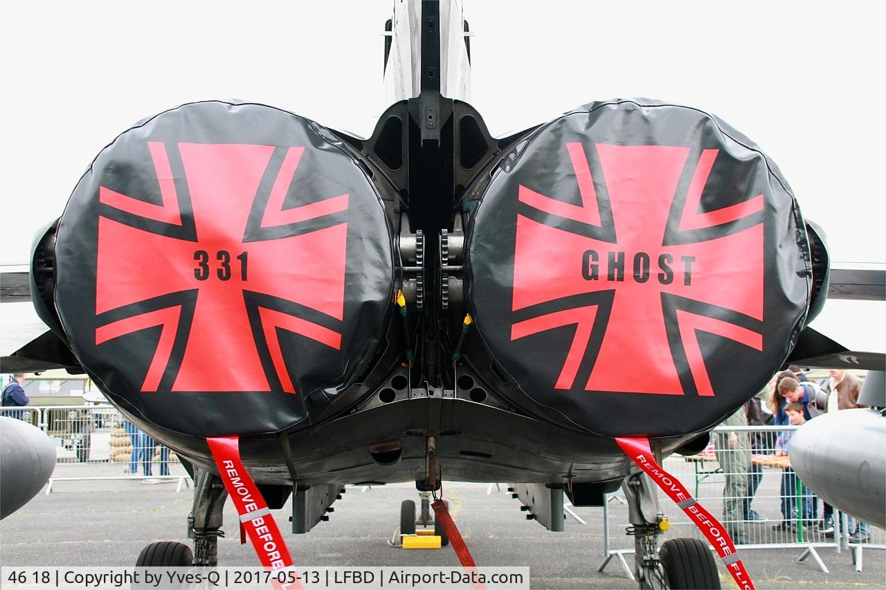 46 18, Panavia Tornado IDS C/N 789/GS251/4318, German Air Force Panavia Tornado IDS, Static display, Bordeaux-Mérignac Air Base 106(LFBD-BOD) Open day 2017