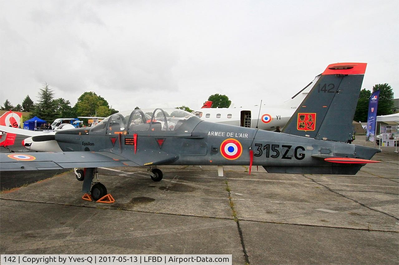 142, Socata TB-30 Epsilon C/N 142, Socata TB-30 Epsilon, Static display, Bordeaux-Mérignac Air Base 106 (LFBD-BOD) Open day 2017