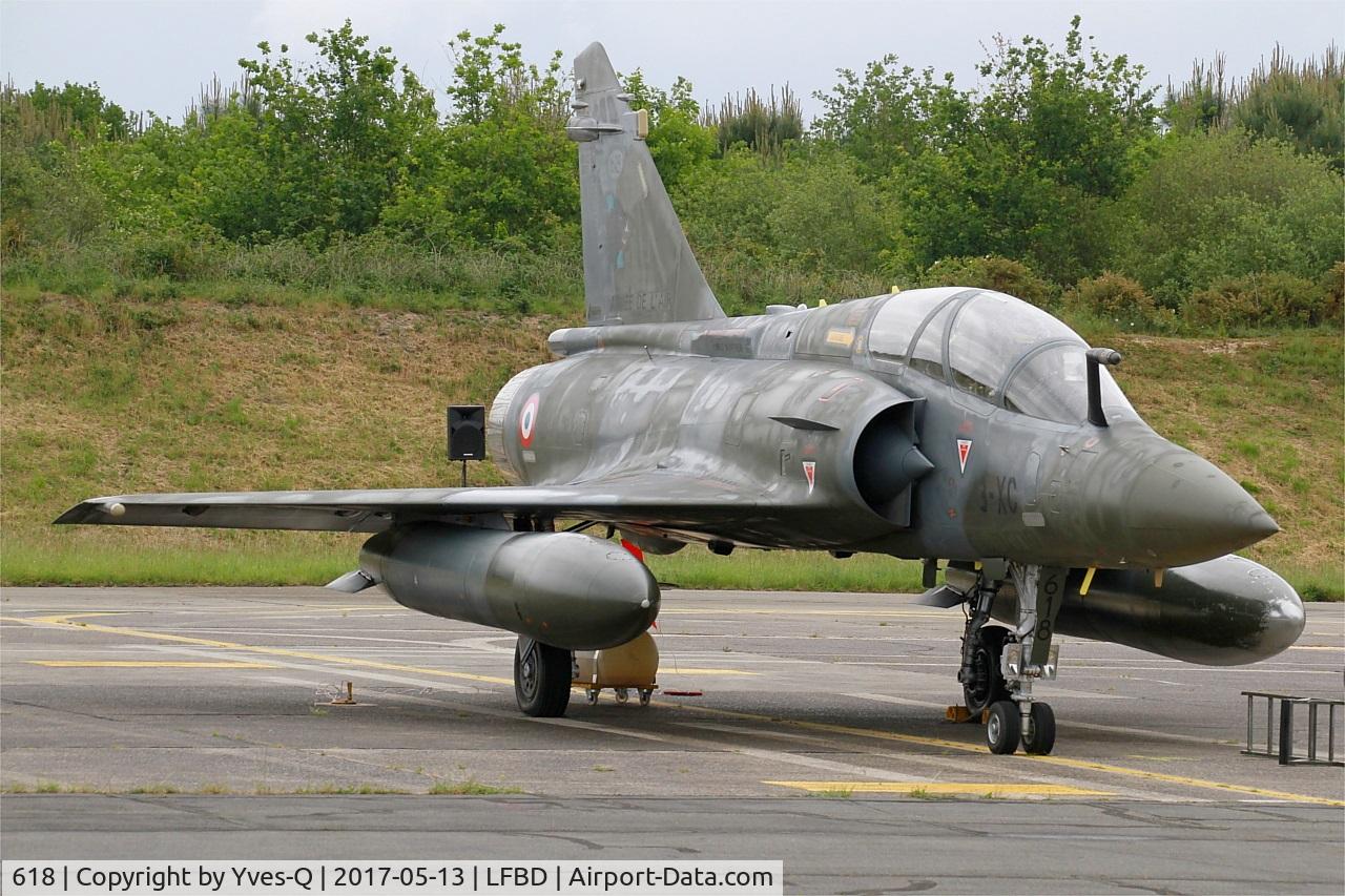 618, Dassault Mirage 2000D C/N 417, Dassault Mirage 2000D, Flight line, Bordeaux-Mérignac (LFBD-BOD) Open day 2017