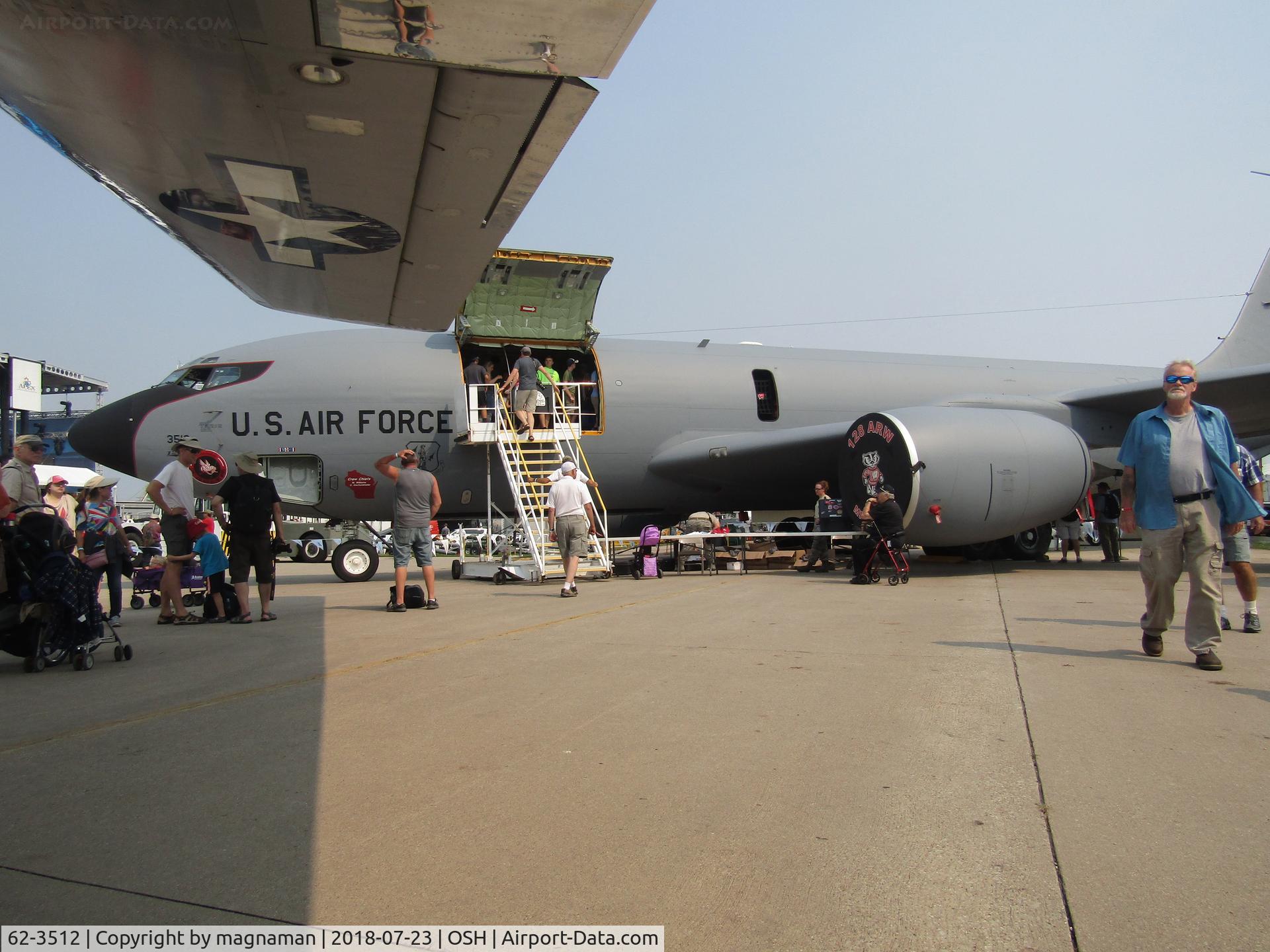 62-3512, 1962 Boeing KC-135R Stratotanker C/N 18495, at EAA 2018