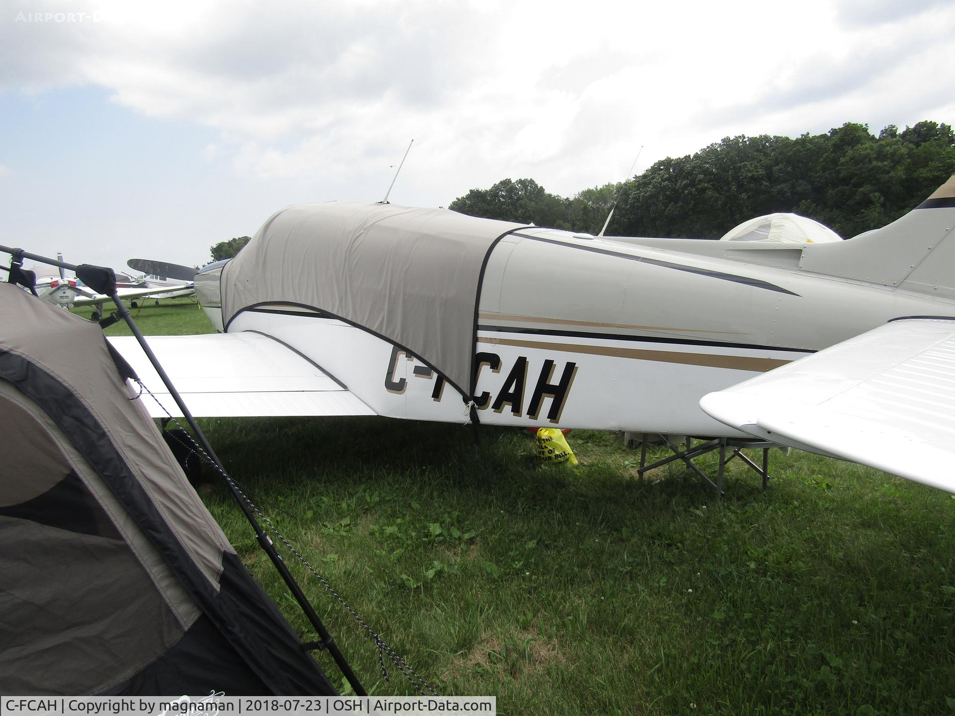 C-FCAH, 1968 Beech 36 Bonanza C/N E-13, at EAA 2018 - tight angles!