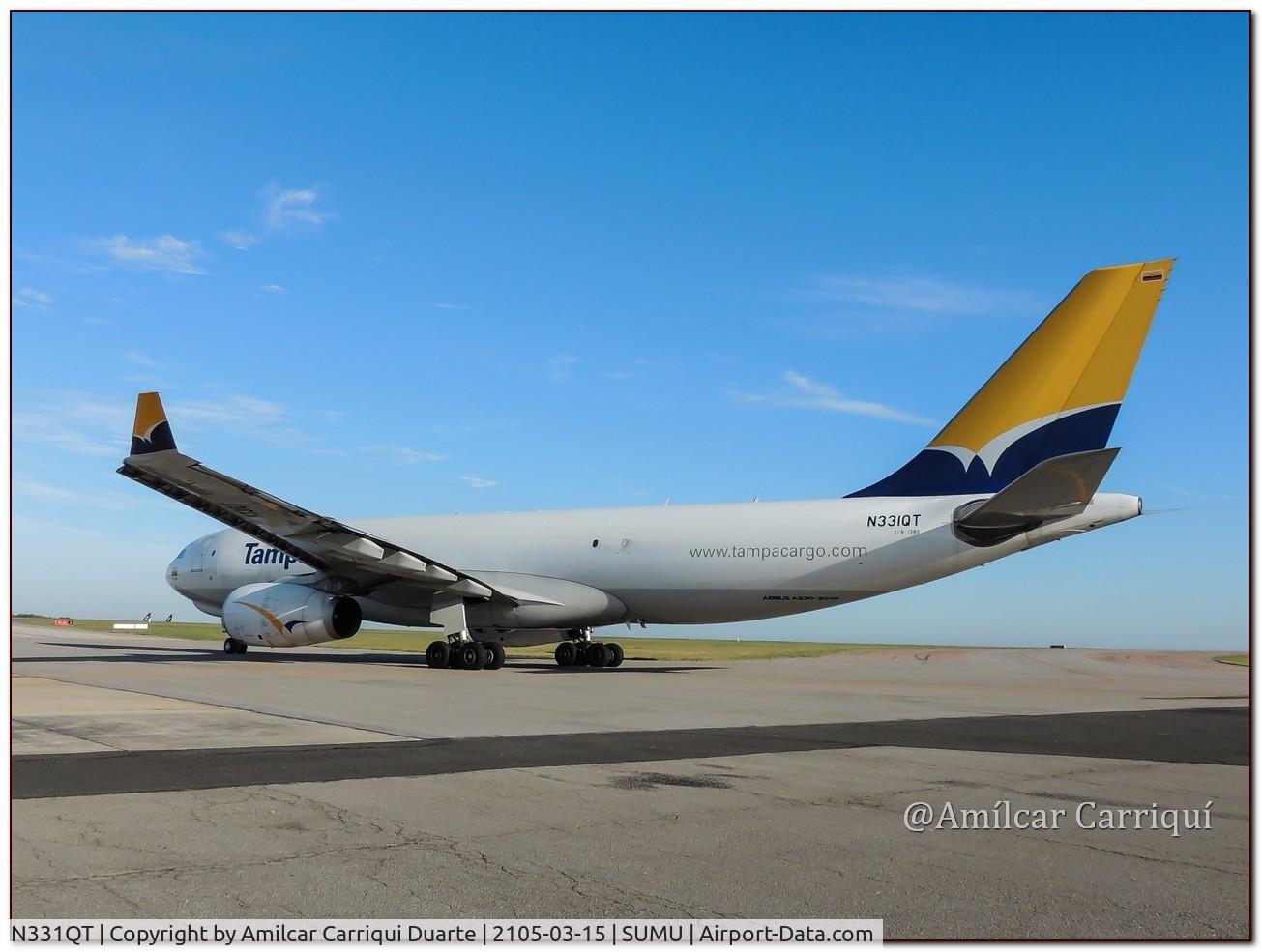 N331QT, 2012 Airbus A330-243F C/N 1380, Taxi in SUMU