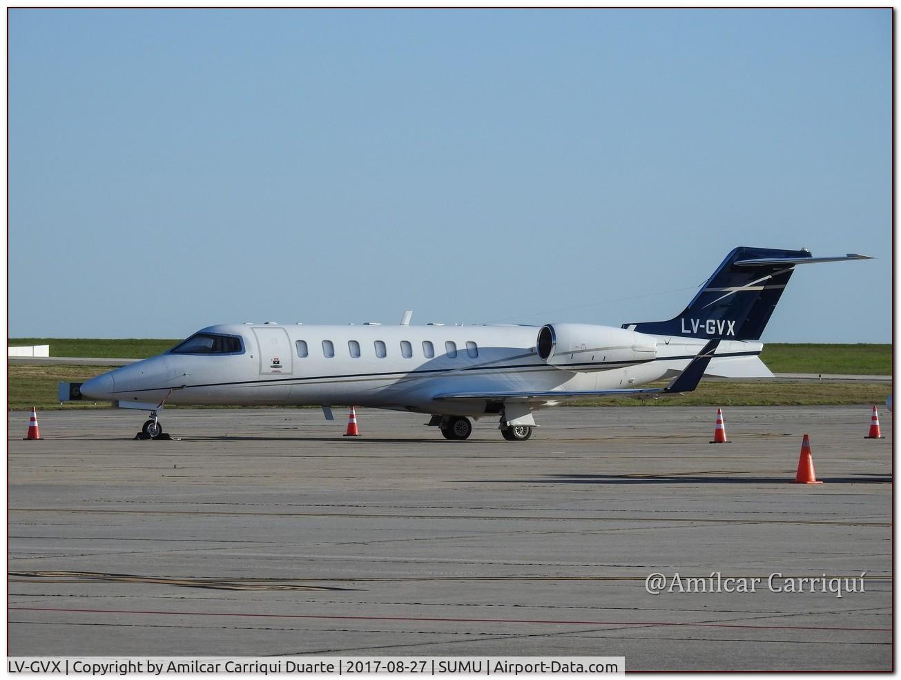 LV-GVX, 2000 Learjet 45 C/N 45-070, Landed at SUMU