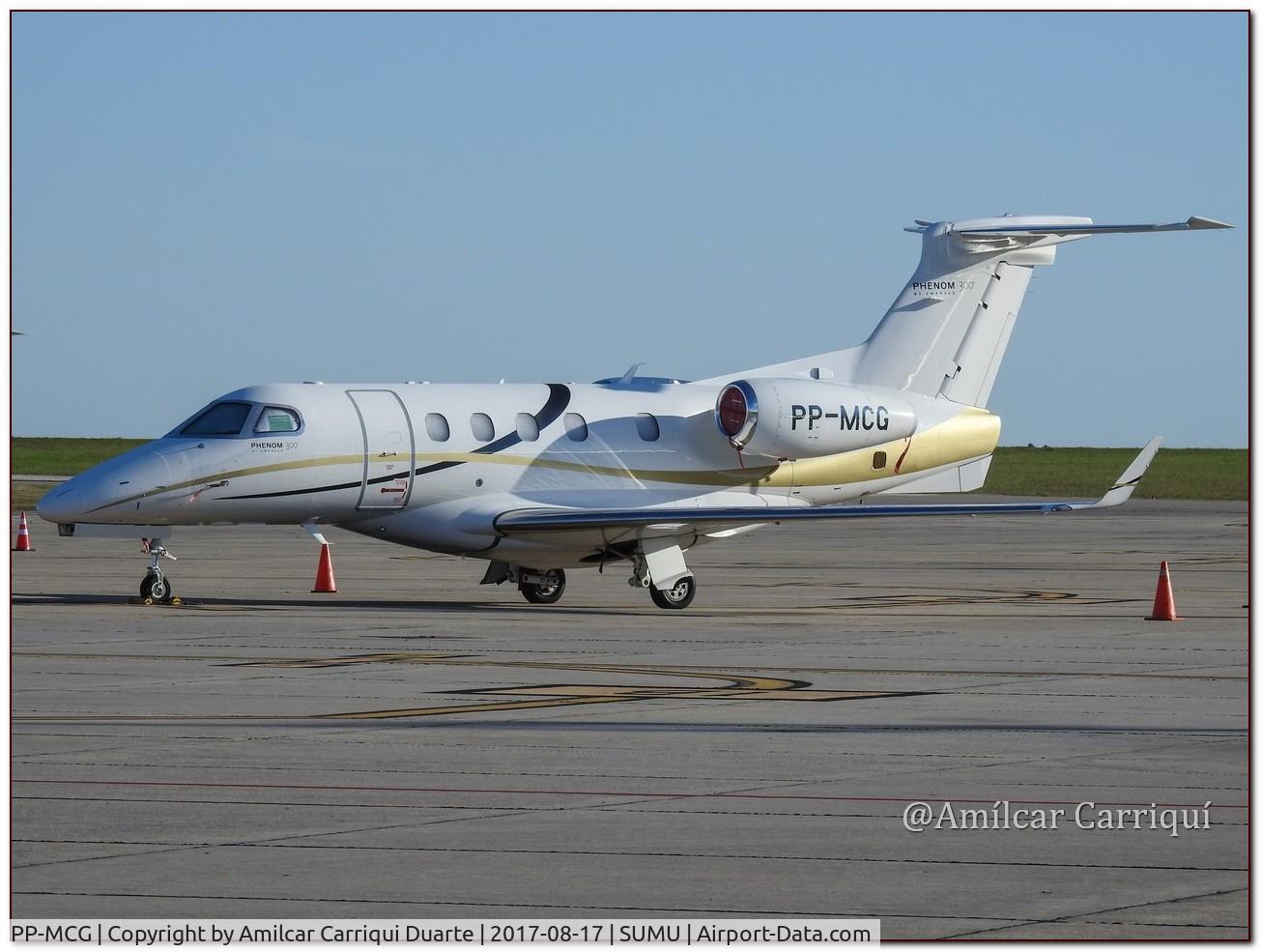 PP-MCG, 2018 Embraer EMB-505 Phenom 300 C/N 50500196, Landed at SUMU