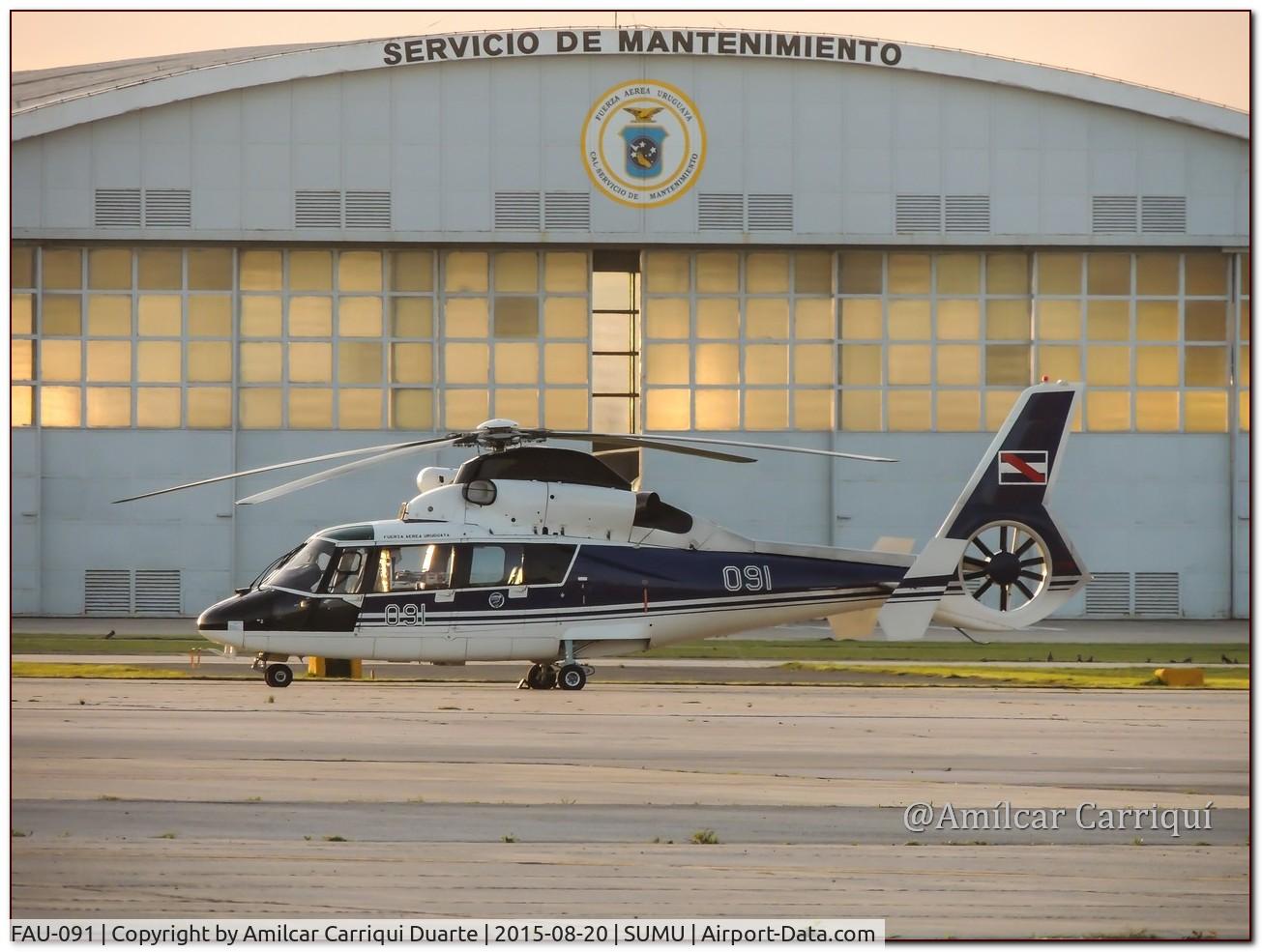 FAU-091, Airbus Helicopters AS-365N-3+ Dauphin C/N 6532, Landed at SUMU