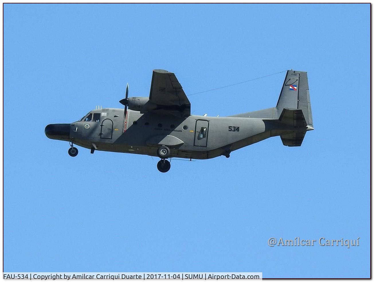 FAU-534, 1981 CASA C-212-200 Aviocar C/N 229, Take off from SUMU