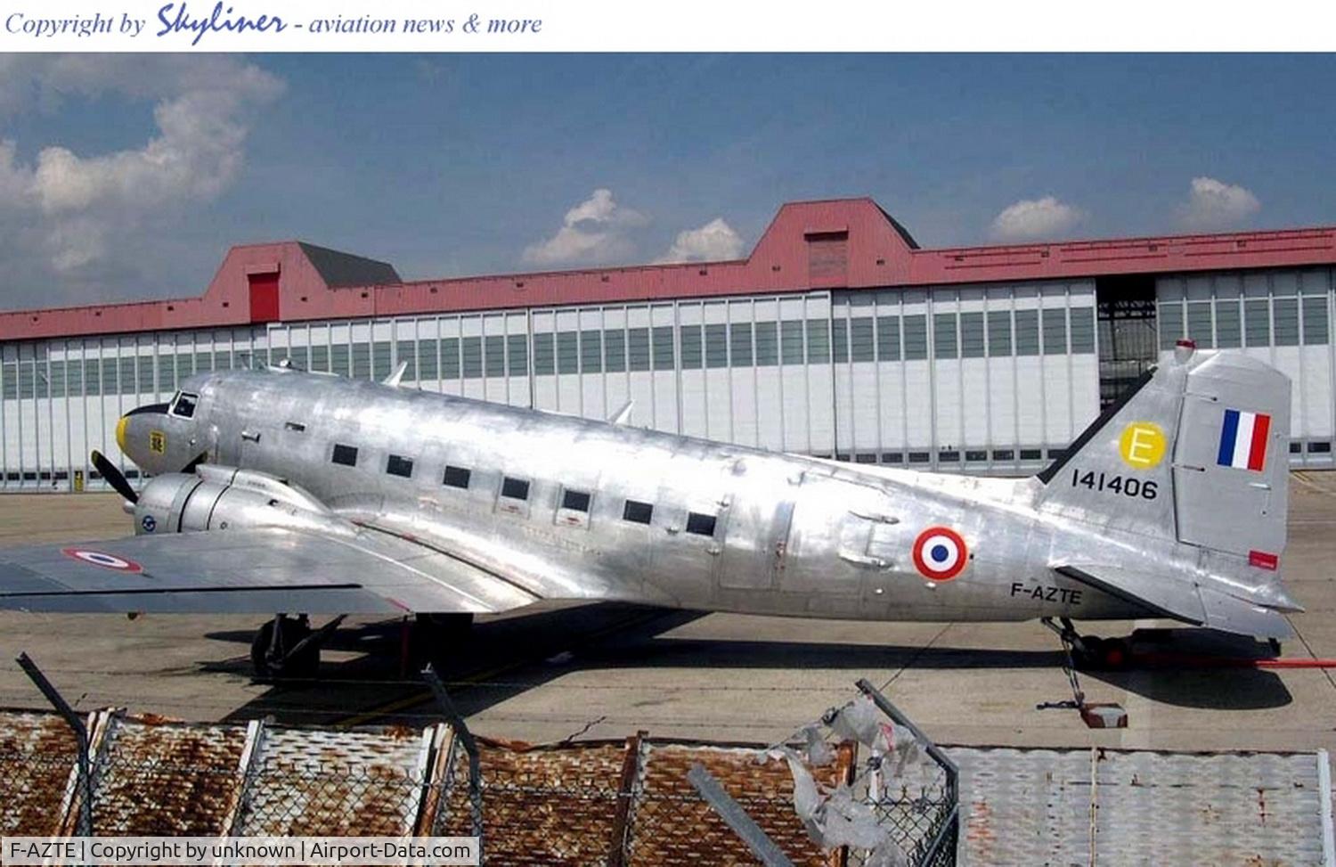 F-AZTE, 1943 Douglas C-47A-1-DL  Skytrain C/N 9172, avion preservé