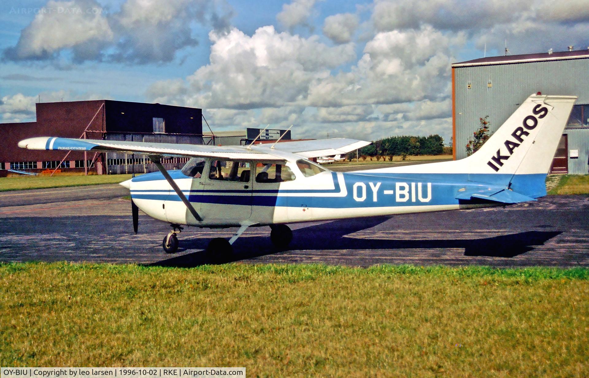 OY-BIU, 1974 Reims F172M Skyhawk C/N 1179, Roskilde 2.10.1996