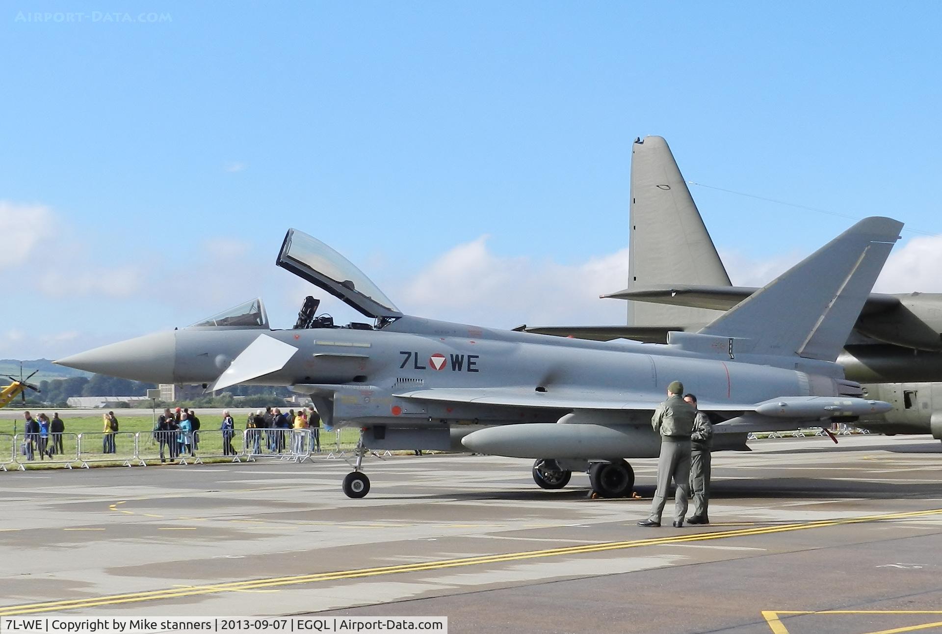 7L-WE, 2008 Eurofighter EF-2000 Typhoon S C/N AS005, 1&2 sqn EF2000 Typhoon Austian AF,Leuchars Airshow,7.9.13