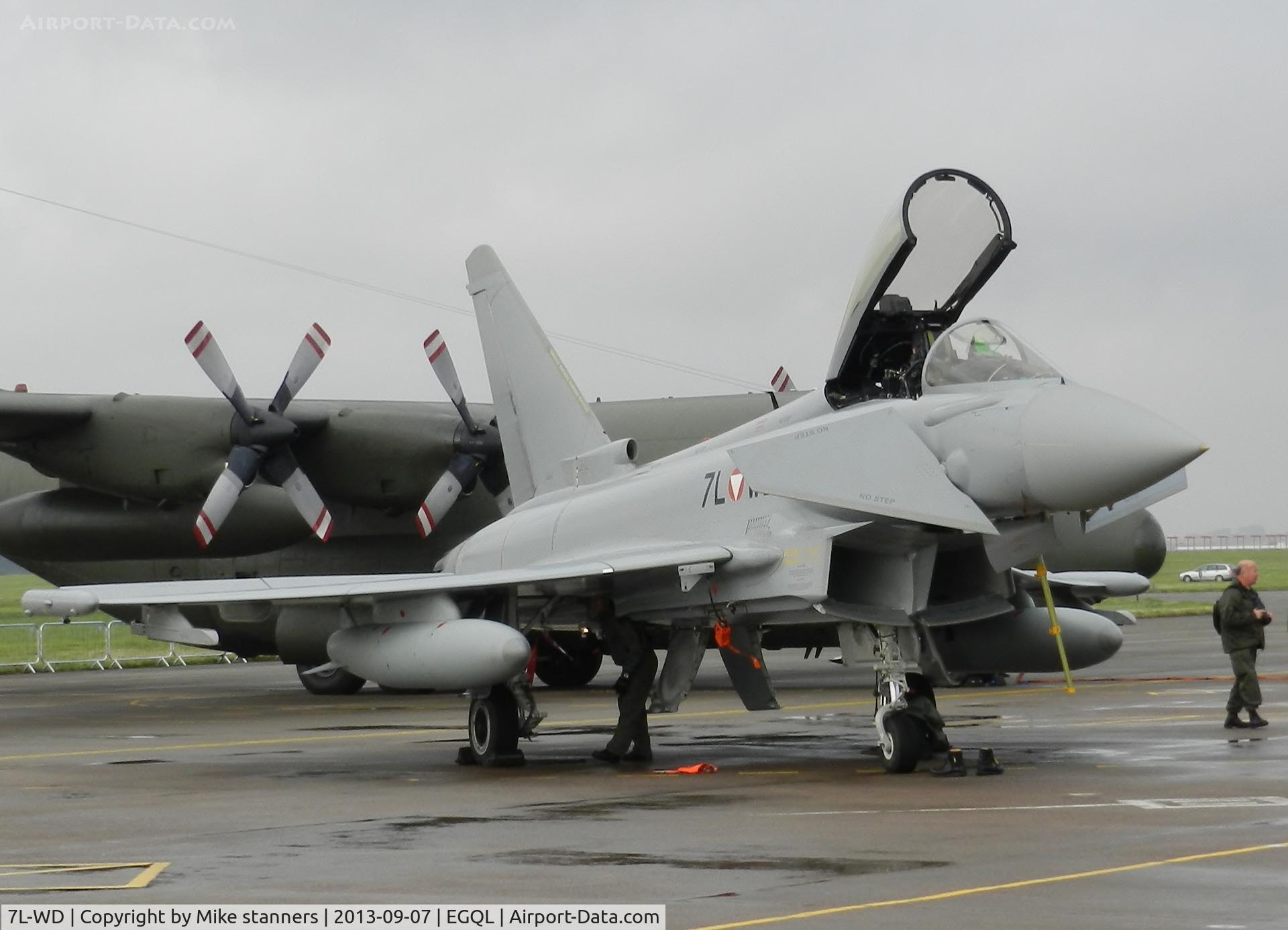 7L-WD, 2007 Eurofighter EF-2000 Typhoon S C/N AS004, 1&2 sqn EF2000 Typhoon Austian AF,Leuchars Airshow,7.9.13