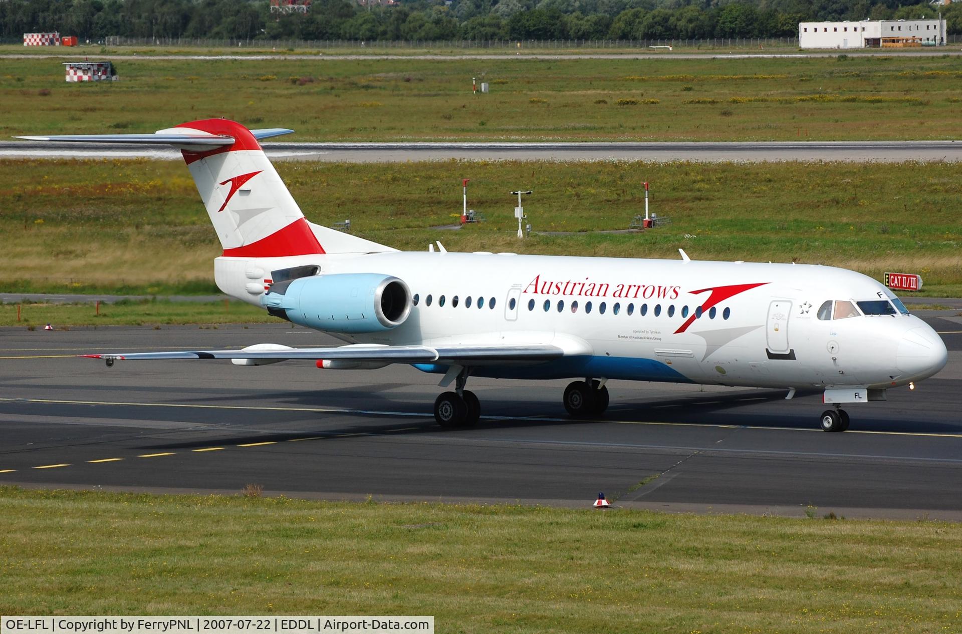 OE-LFL, 1995 Fokker 70 (F-28-0070) C/N 11573, Austrian Arrows Fk70