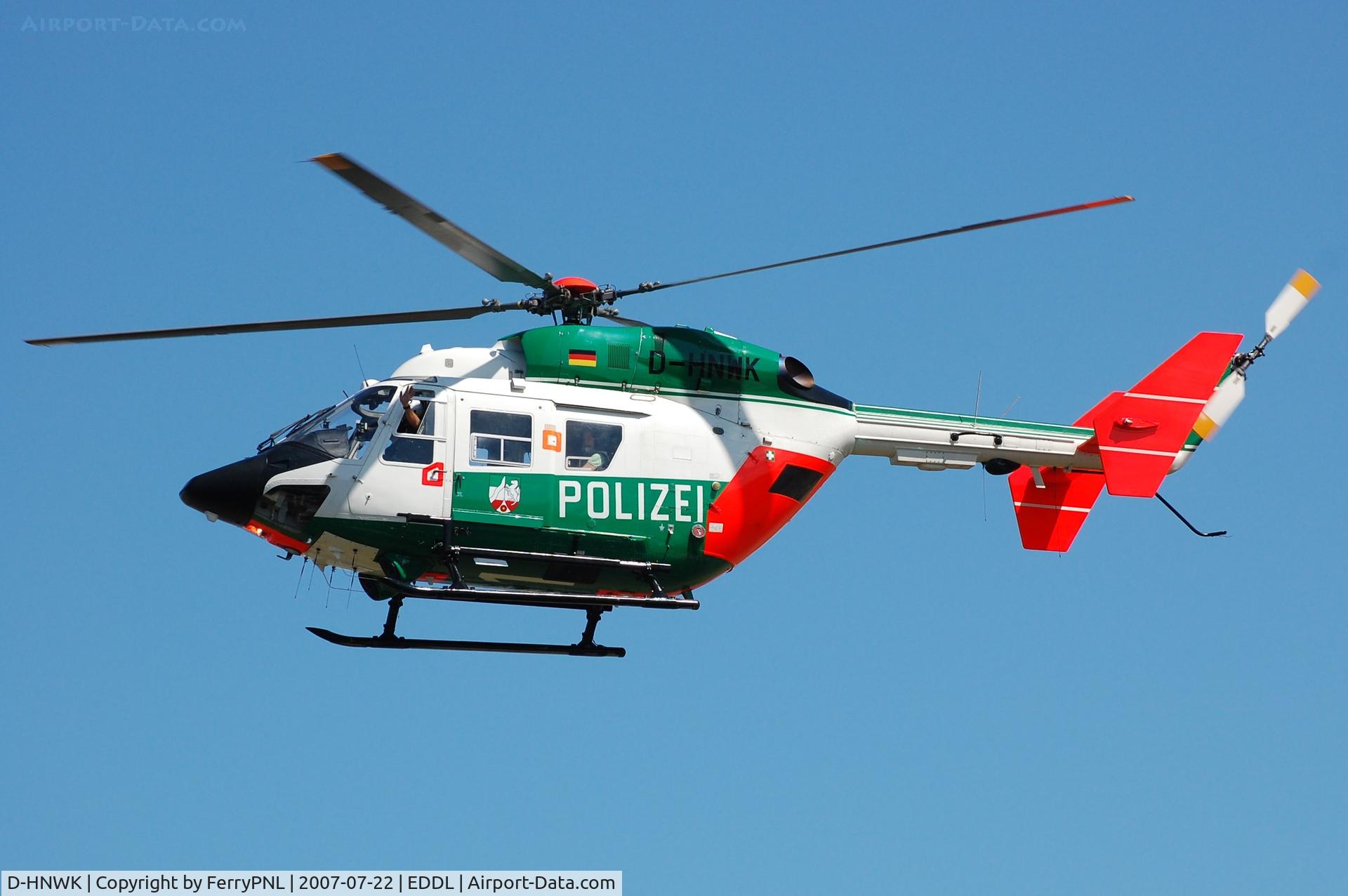 D-HNWK, 1989 Eurocopter-Kawasaki BK-117B-2 C/N 7200, The Police, they really are your best friend...