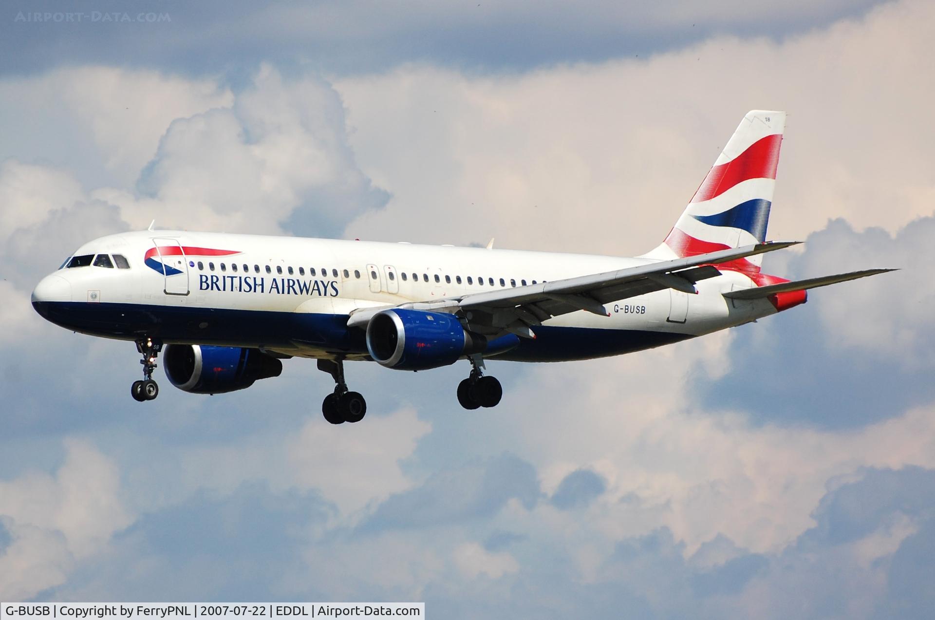 G-BUSB, 1987 Airbus A320-111 C/N 006, One of British Airways original A320