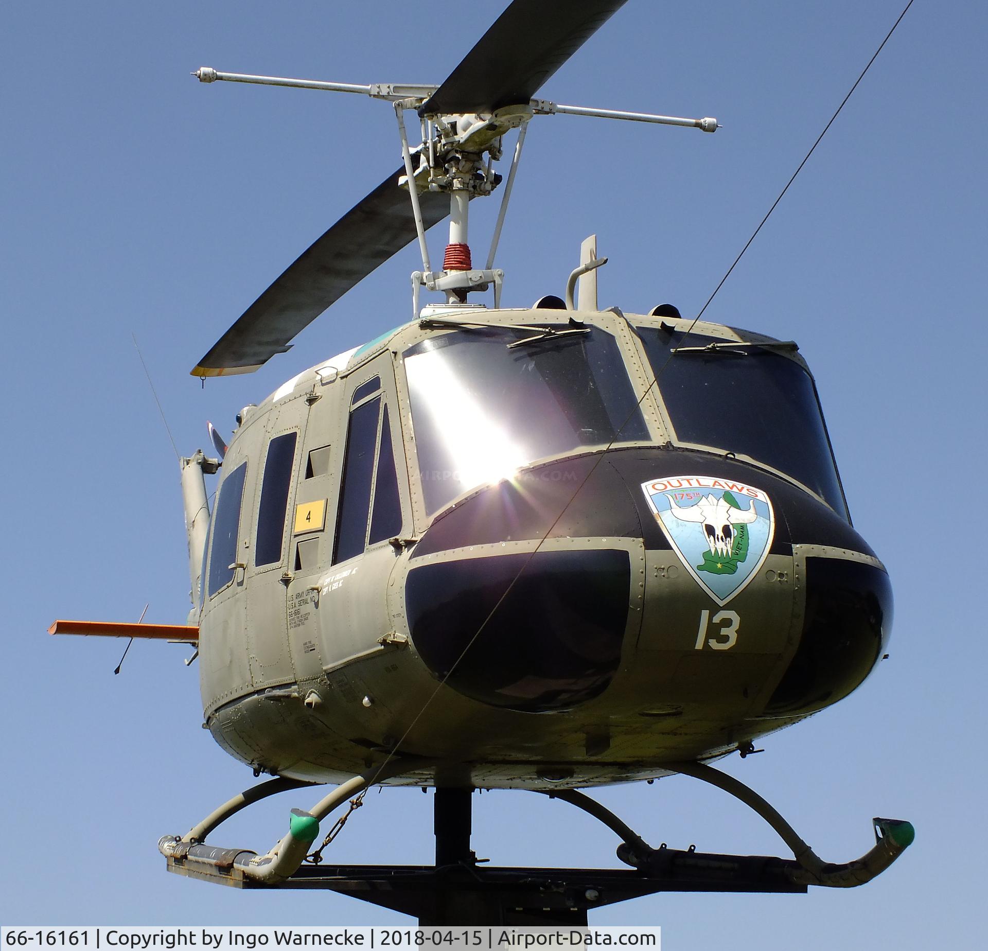 66-16161, 1966 Bell UH-1H Iroquois C/N 5855, Bell UH-1H Iroquois at the USS Alabama Battleship Memorial Park, Mobile AL