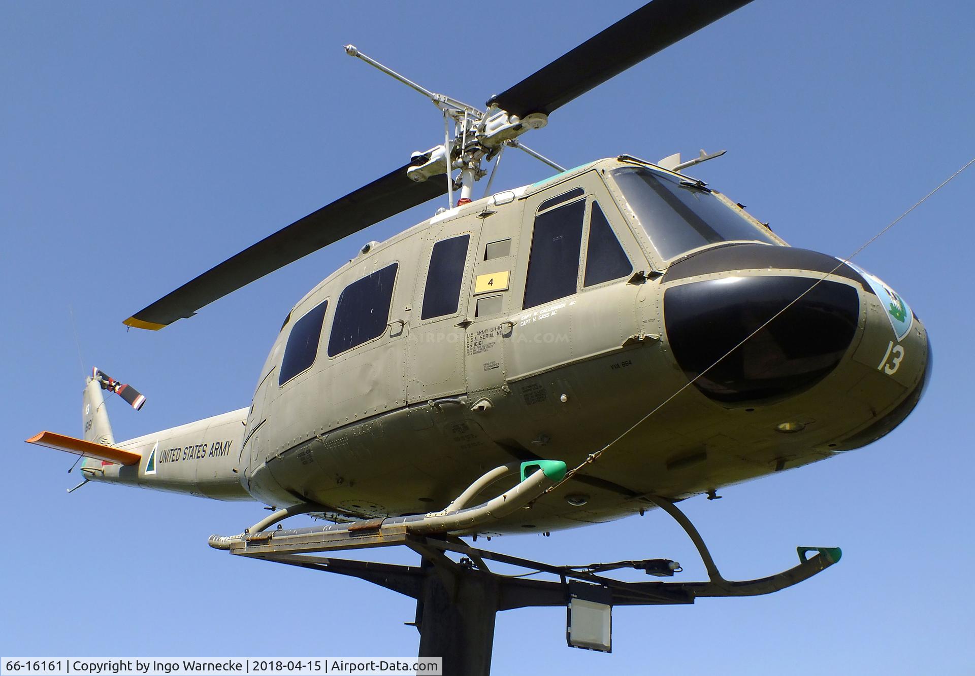 66-16161, 1966 Bell UH-1H Iroquois C/N 5855, Bell UH-1H Iroquois at the USS Alabama Battleship Memorial Park, Mobile AL