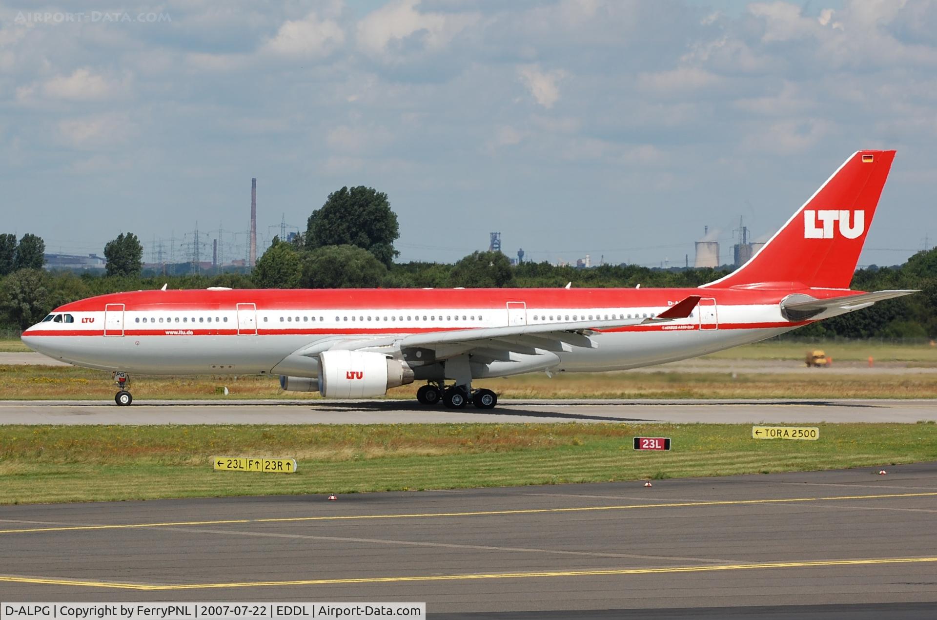 D-ALPG, 2002 Airbus A330-223 C/N 493, LTU A332 departing.