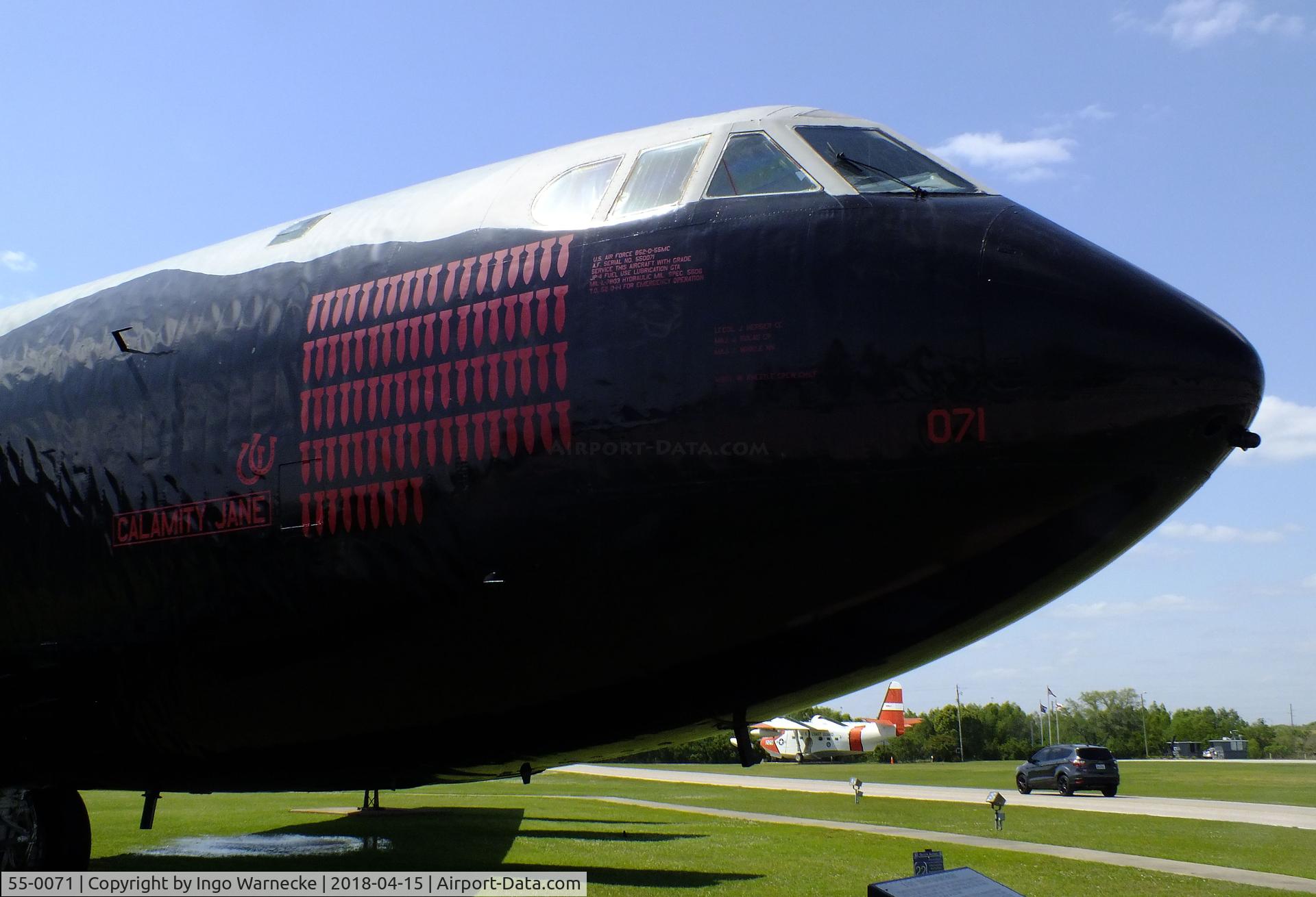 55-0071, 1955 Boeing B-52D-55-BO Stratofortress C/N 17193, Boeing B-52D Stratofortress at the USS Alabama Battleship Memorial Park, Mobile AL