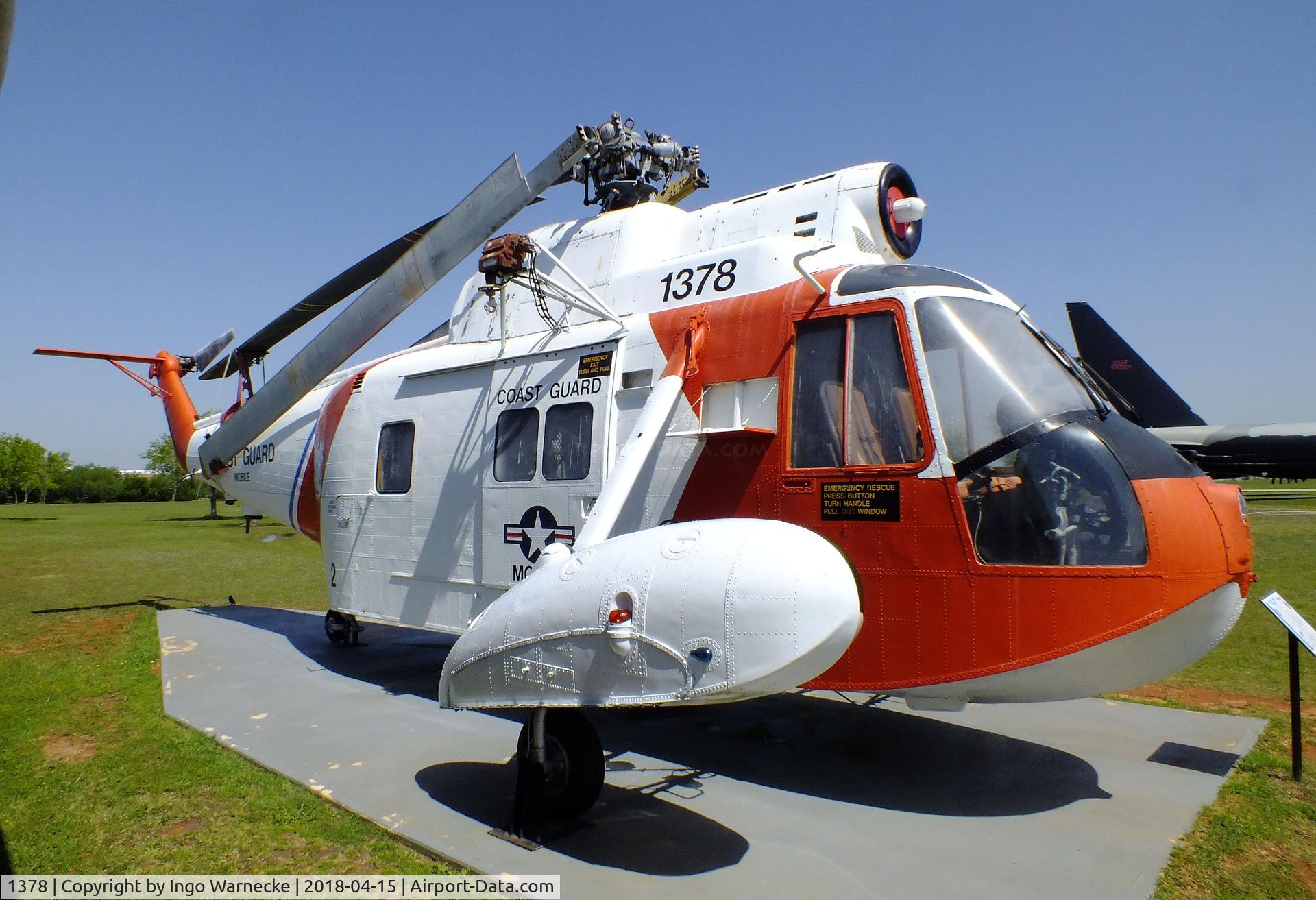 1378, Sikorsky HH-52A Sea Guard C/N 62.056, Sikorsky HH-52A Sea Guardian at the USS Alabama Battleship Memorial Park, Mobile AL