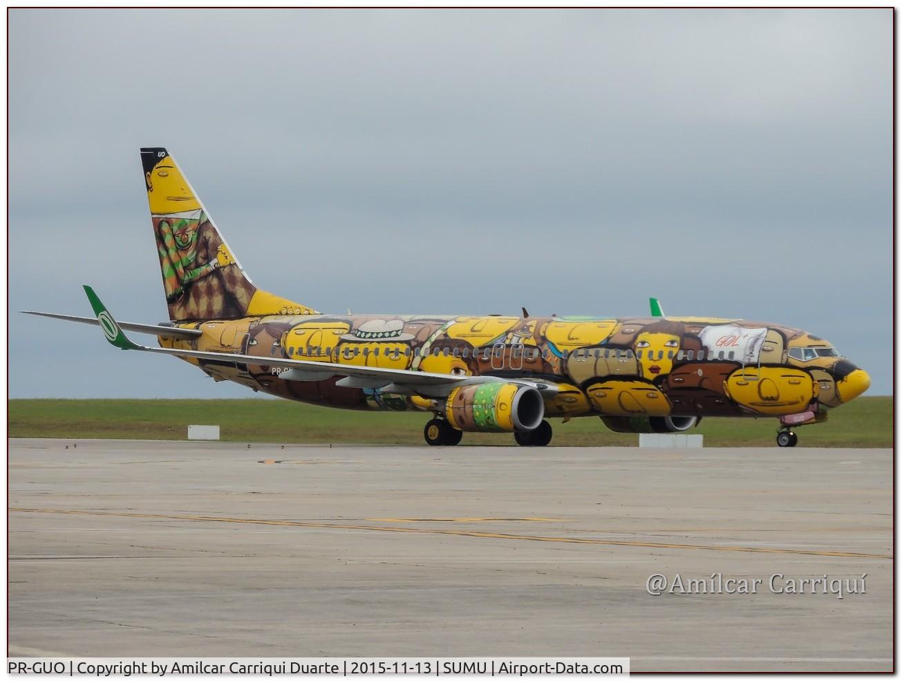 PR-GUO, 2012 Boeing 737-8EH C/N 35850, Taxi in SUMU