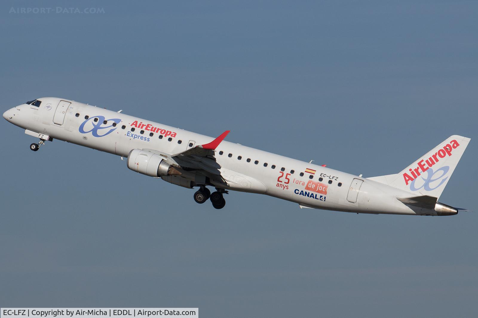 EC-LFZ, 2010 Embraer 195LR (ERJ-190-200LR) C/N 19000357, AirEuropa