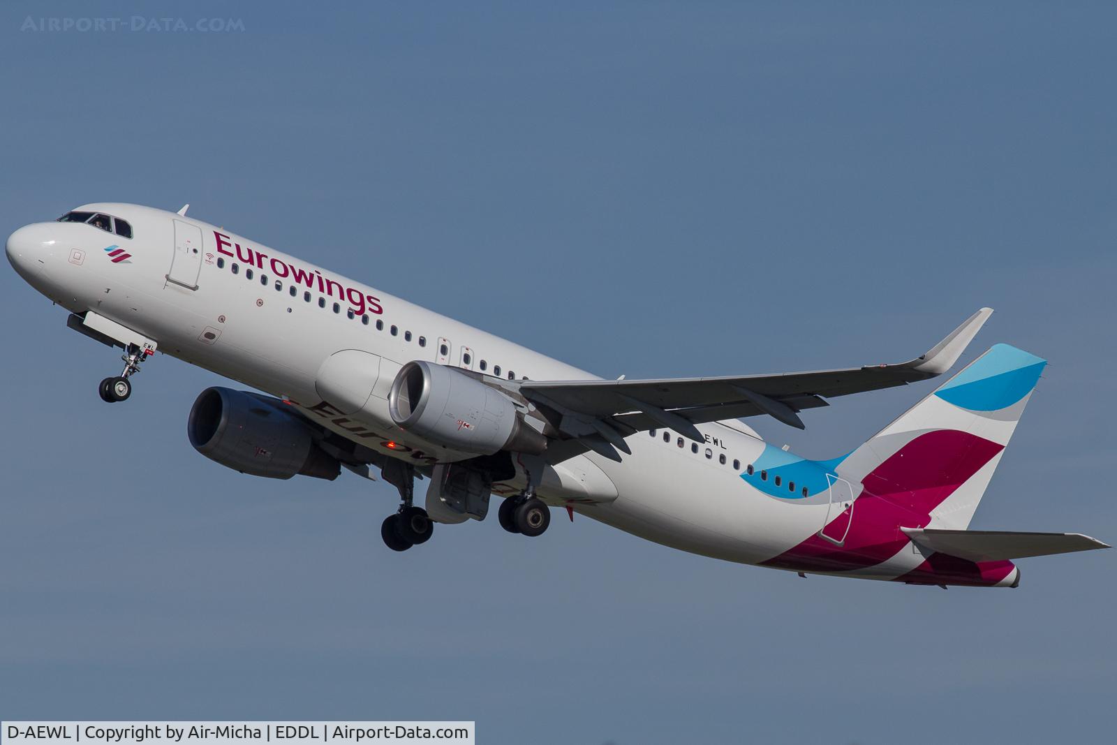 D-AEWL, 2016 Airbus A320-214 C/N 7263, Eurowings