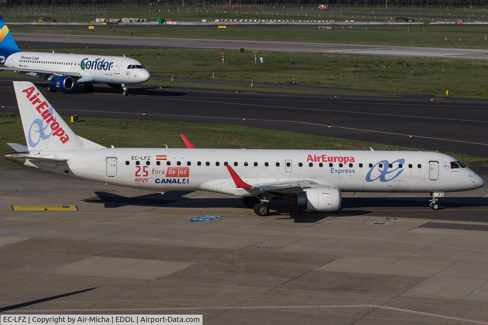 EC-LFZ, 2010 Embraer 195LR (ERJ-190-200LR) C/N 19000357, AirEuropa
