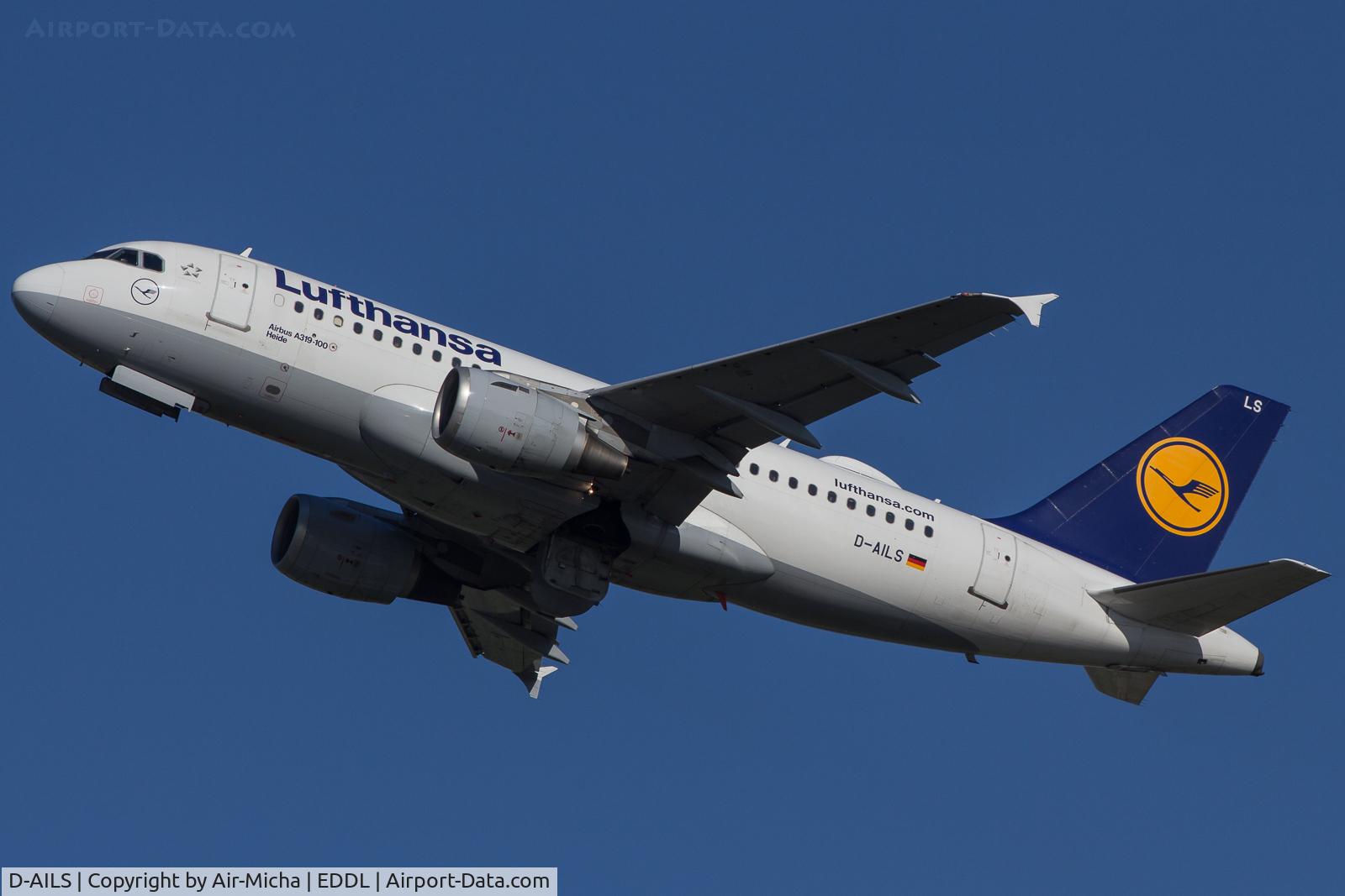 D-AILS, 1997 Airbus A319-114 C/N 729, Lufthansa