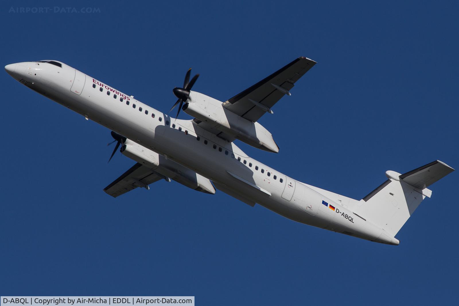 D-ABQL, 2007 Bombardier DHC-8-402 Dash 8 C/N 4184, Eurowings