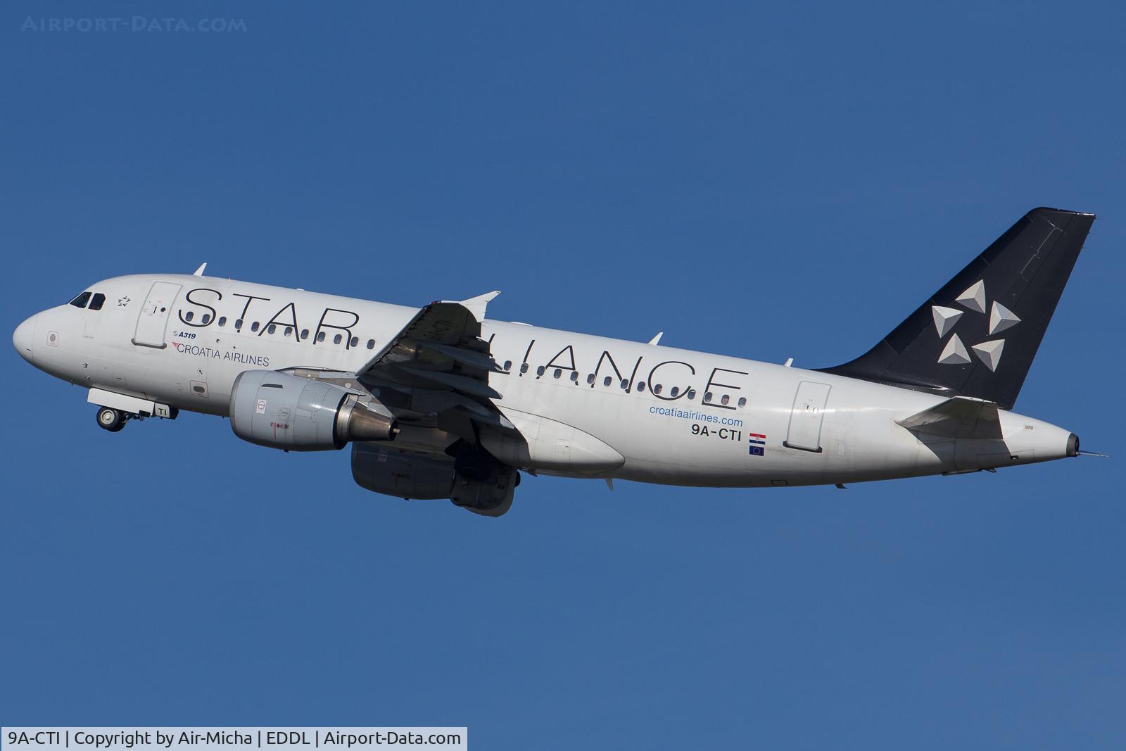 9A-CTI, 1999 Airbus A319-112 C/N 1029, Croatia Airlines
