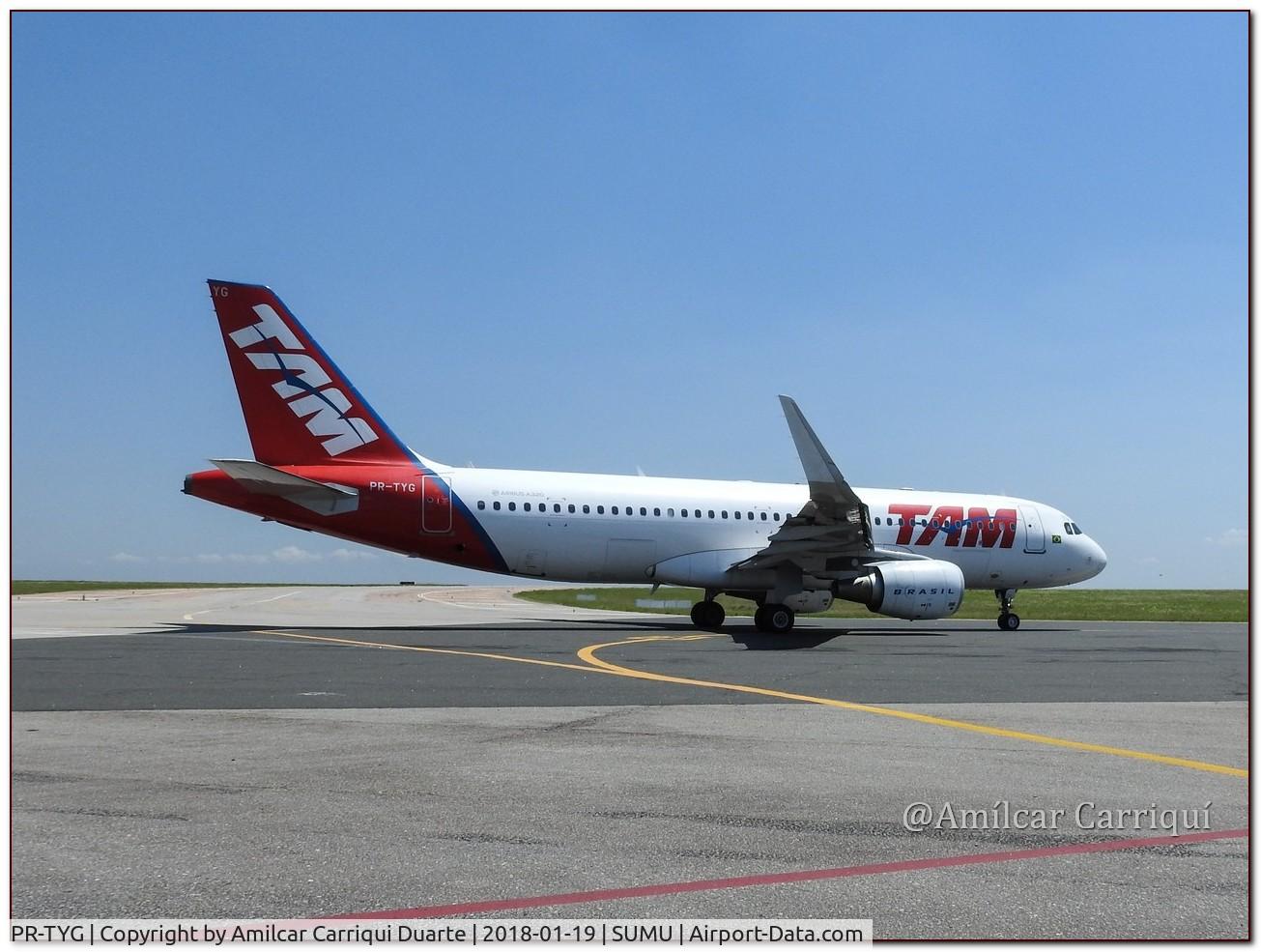 PR-TYG, 2013 Airbus A320-214 C/N 5845, Taxi in SUMU