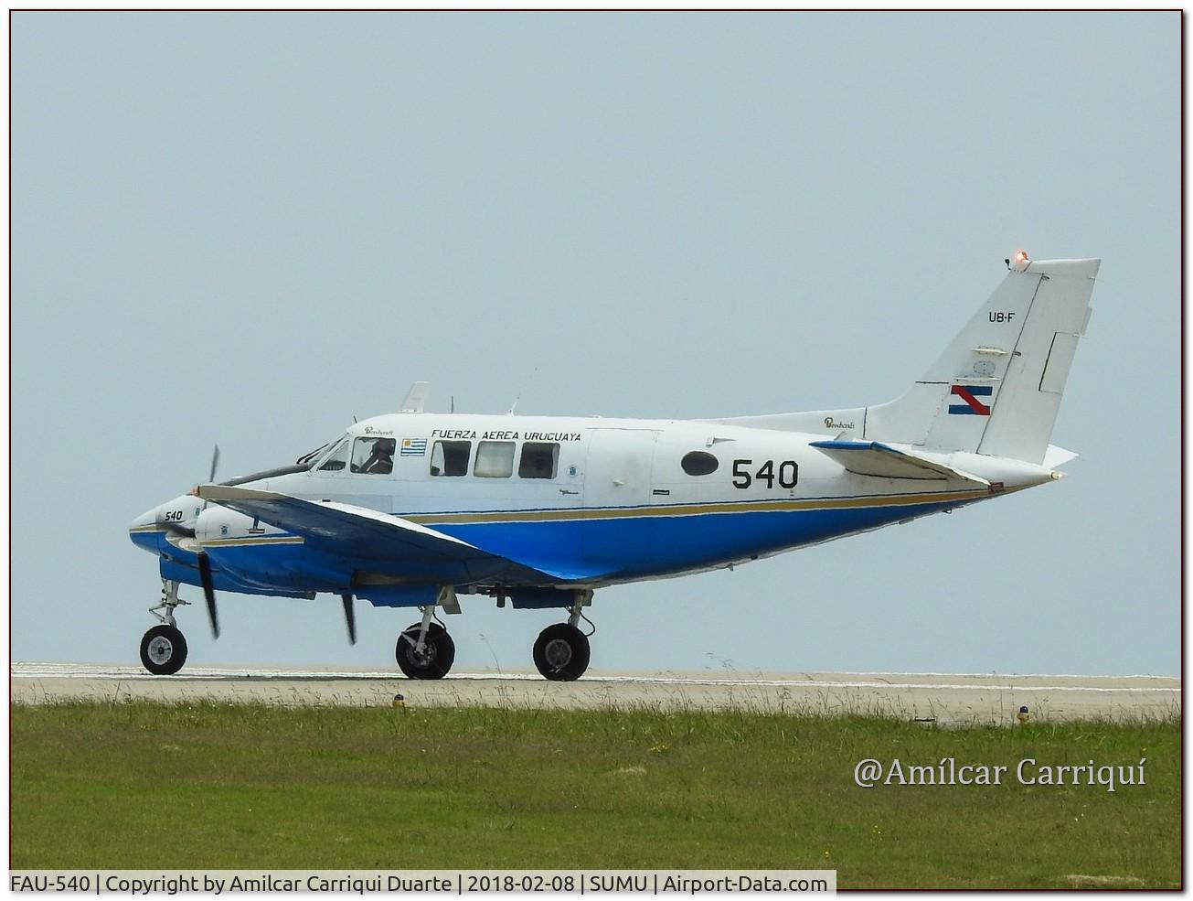 FAU-540, Beechcraft A65-80 Queen Air C/N LC-325, Taxi in SUMU