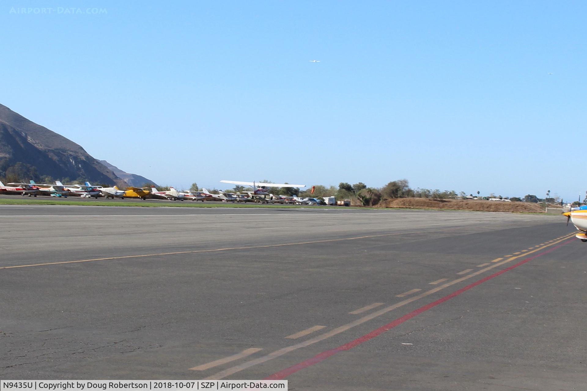 N9435U, 1976 Cessna 150M C/N 15078383, 1976 Cessna 150M, Continental O-200 100 Hp, takeoff climb Rwy 22