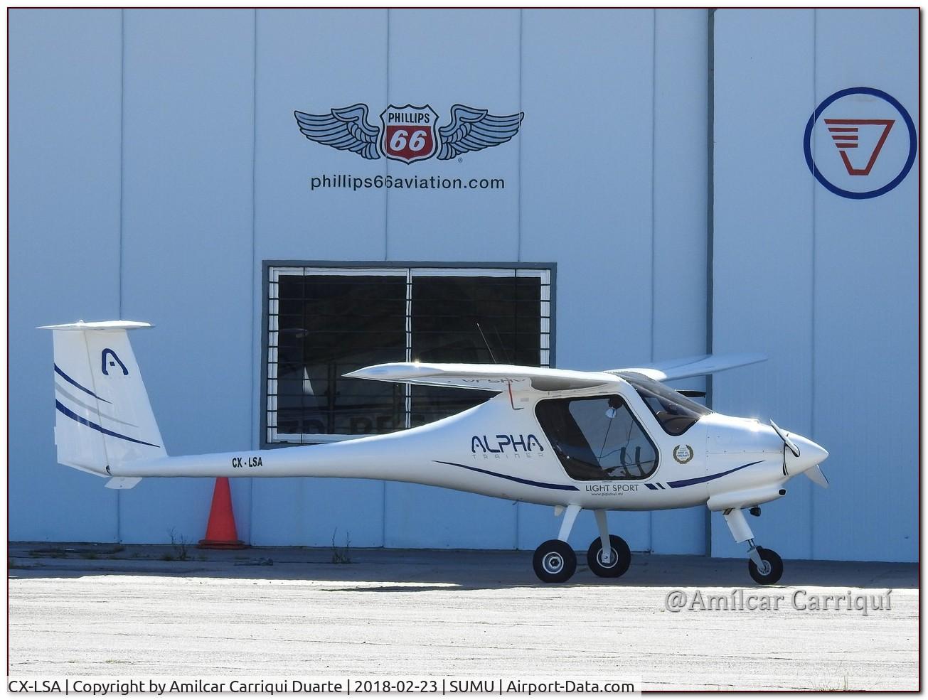 CX-LSA, Pipistrel PIAT C/N 890AT912LSA, Landed at SUMU
