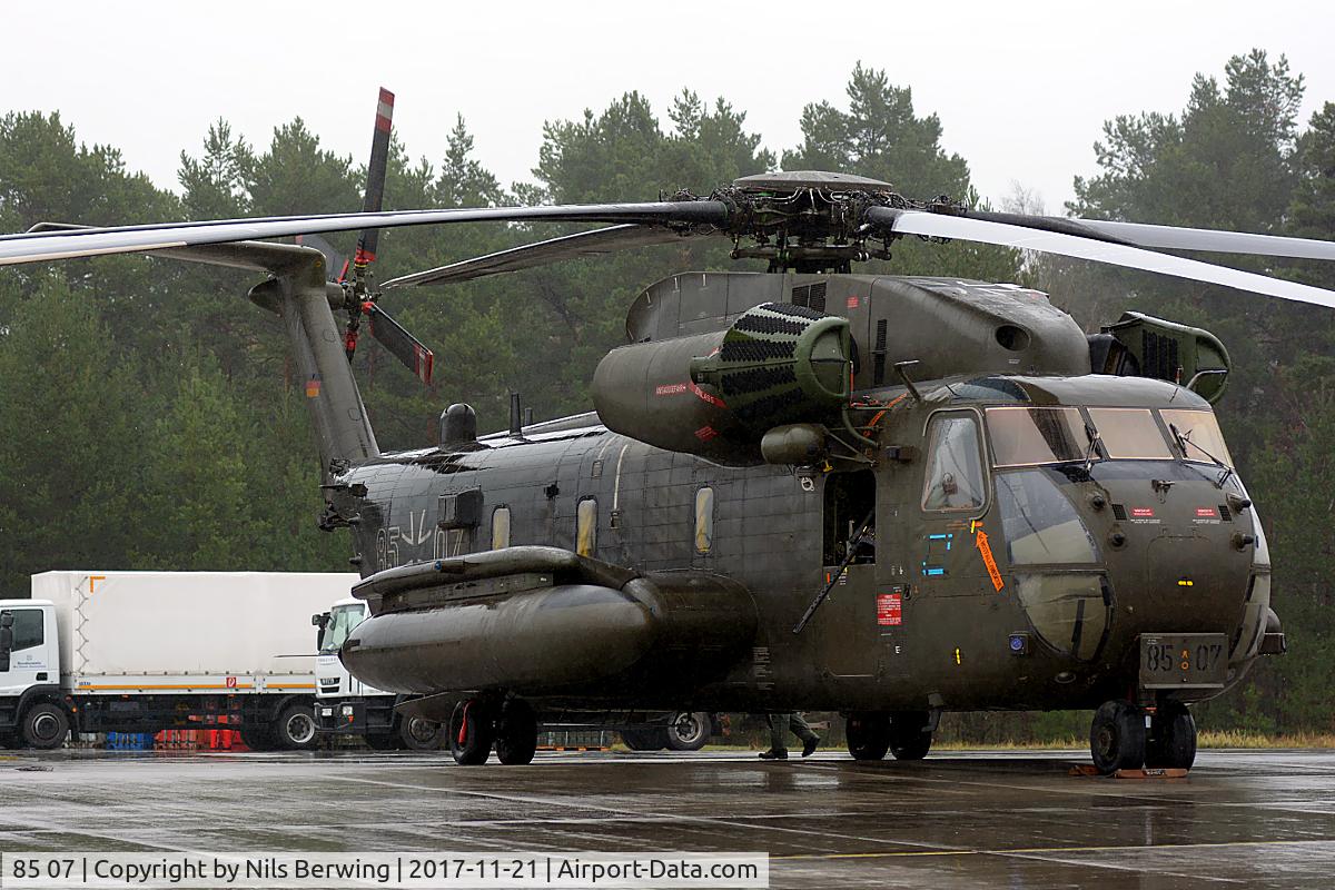 85 07, Sikorsky (VFW-Fokker) CH-53G C/N V65-105, 85+07 at Oberlausitz Trainings Area