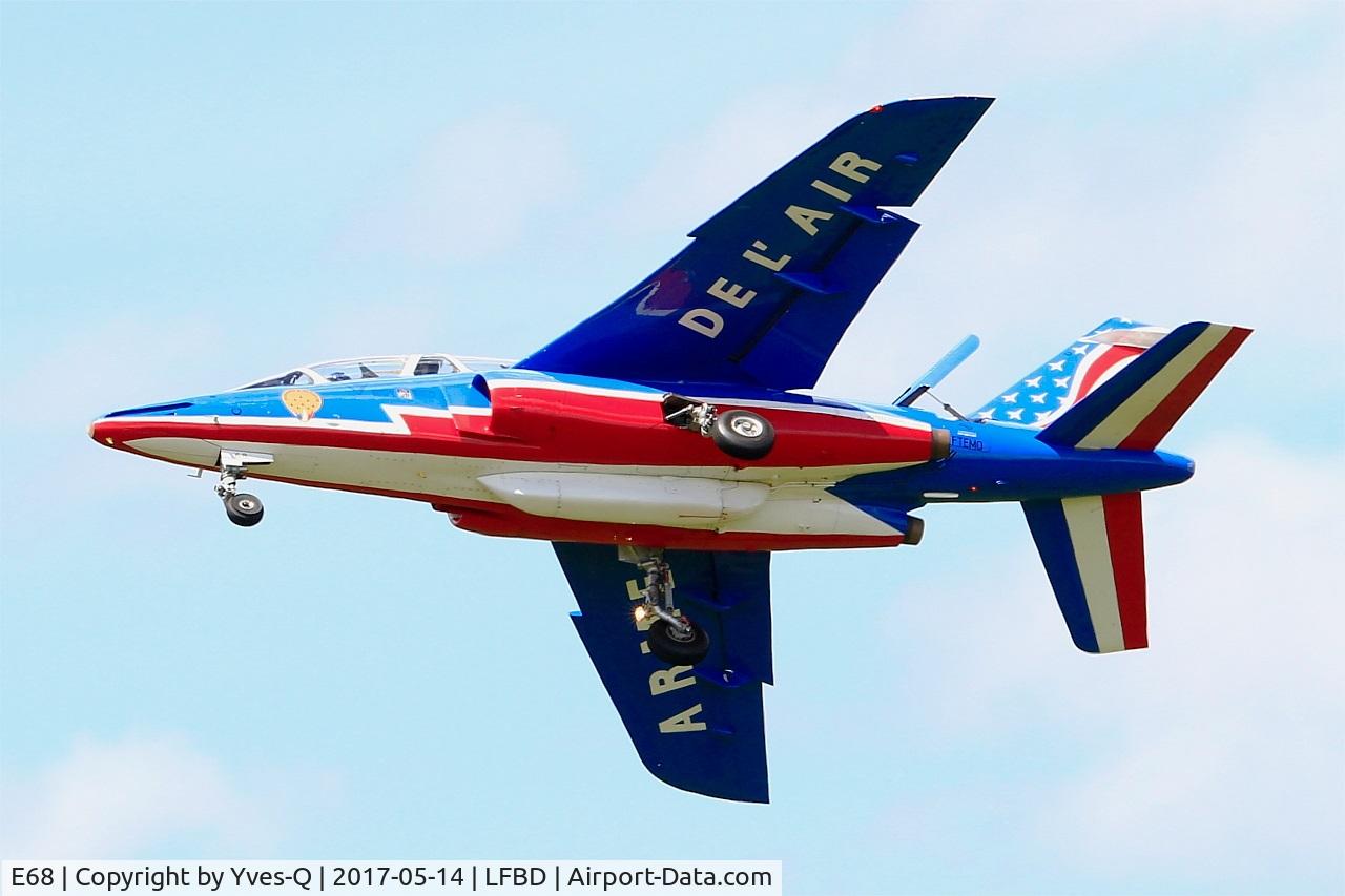 E68, Dassault-Dornier Alpha jet E C/N E68, Dassault-Dornier Alpha Jet E (F-TEMO), Athos 08 of Patrouille de France 2017, Bordeaux-Mérignac Air Base 106 (LFBD-BOD) Open day 2017