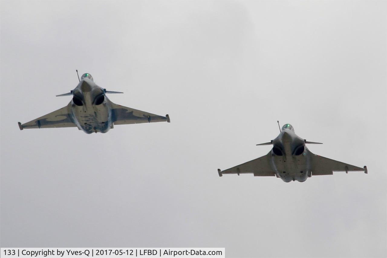 133, Dassault Rafale C C/N 133, Dassault Rafale C, Short approach rwy23, Bordeaux-Mérignac Air Base 106 (LFBD-BOD) Open day 2017