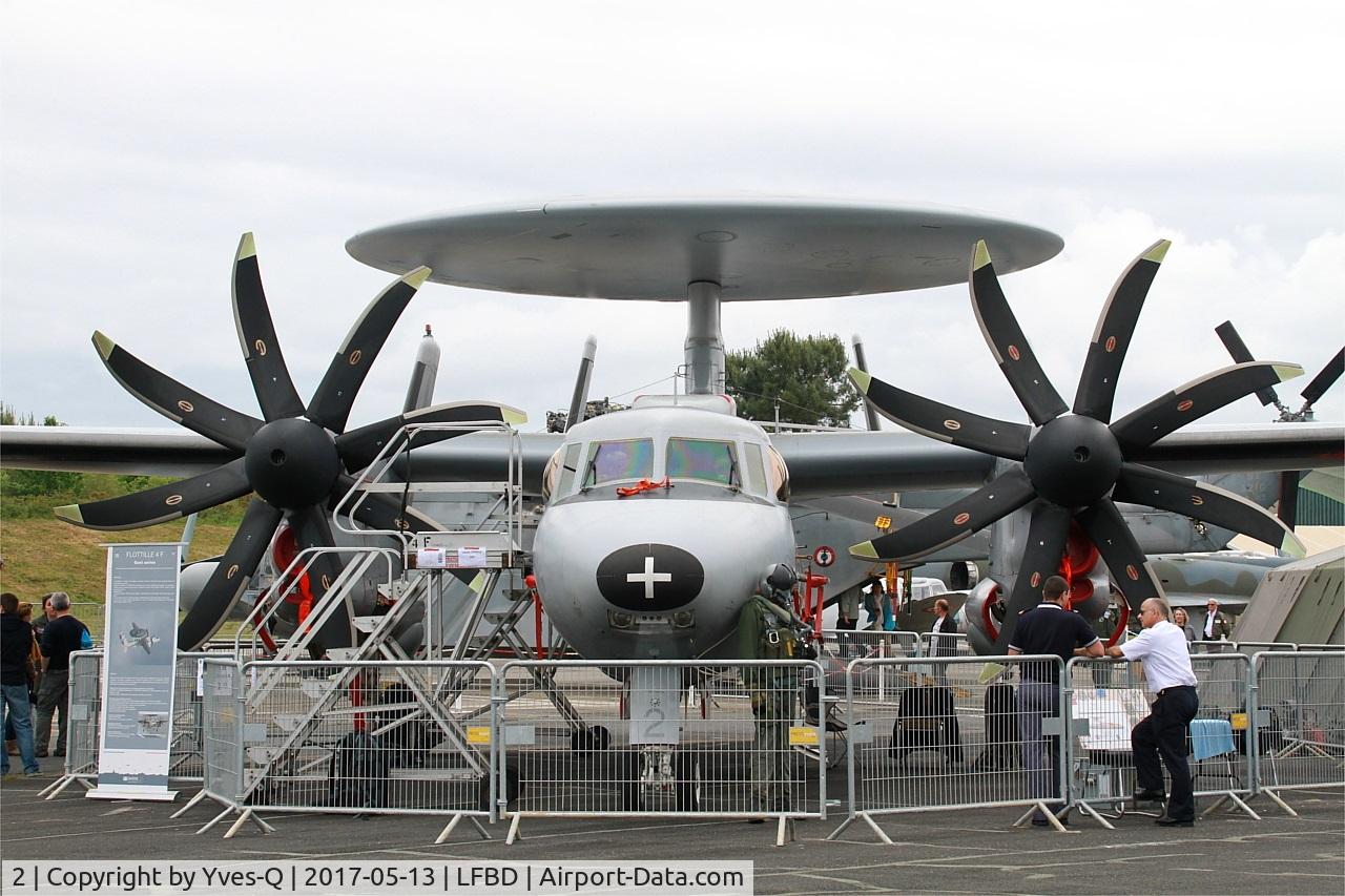 2, Grumman E-2C Hawkeye 2000 (G-123) C/N FR-2, Grumman E-2C Hawkeye, Static display, Bordeaux-Mérignac Air Base 106 (LFBD-BOD) Open day 2017