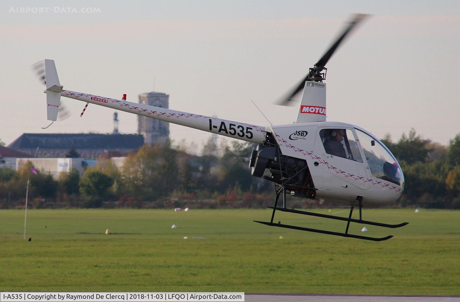 I-A535, 1980 Robinson R22 C/N 0062, At Lille-Marcq. Ex G-BISF and N16MT.
