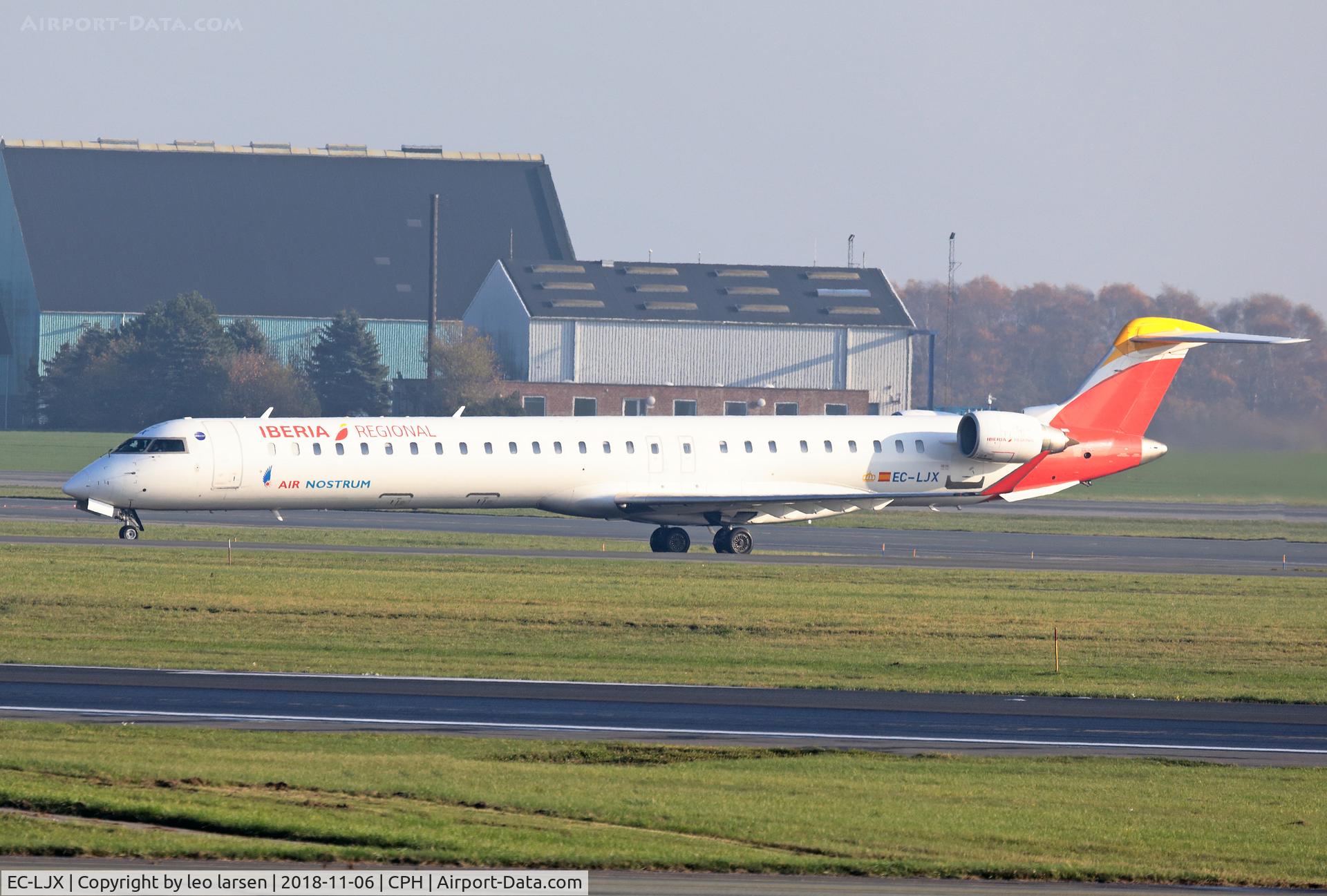 EC-LJX, 2010 Bombardier CRJ-1000ER NG (CL-600-2E25) C/N 19008, Copenhagen 6.11.2018