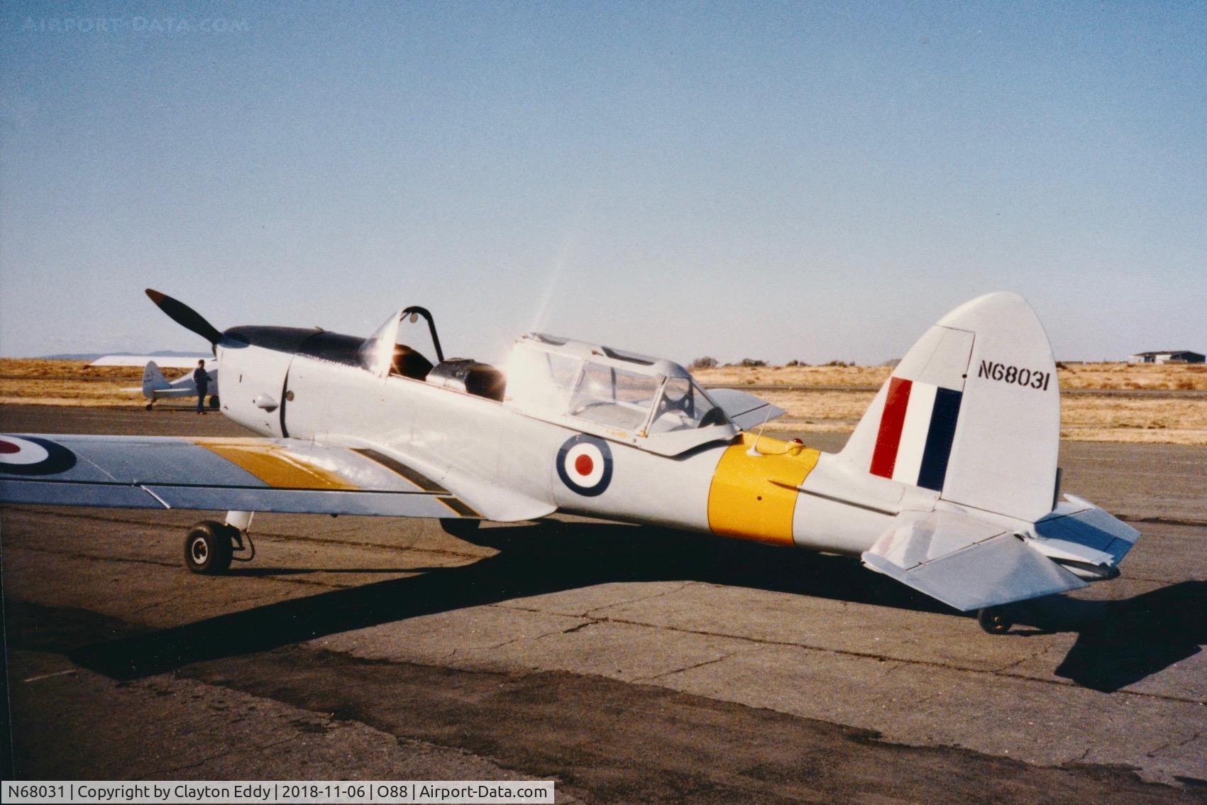 N68031, 1950 De Havilland DHC-1 Chipmunk T.10 C/N C1/0132, Old Rio Vista Airport 19??