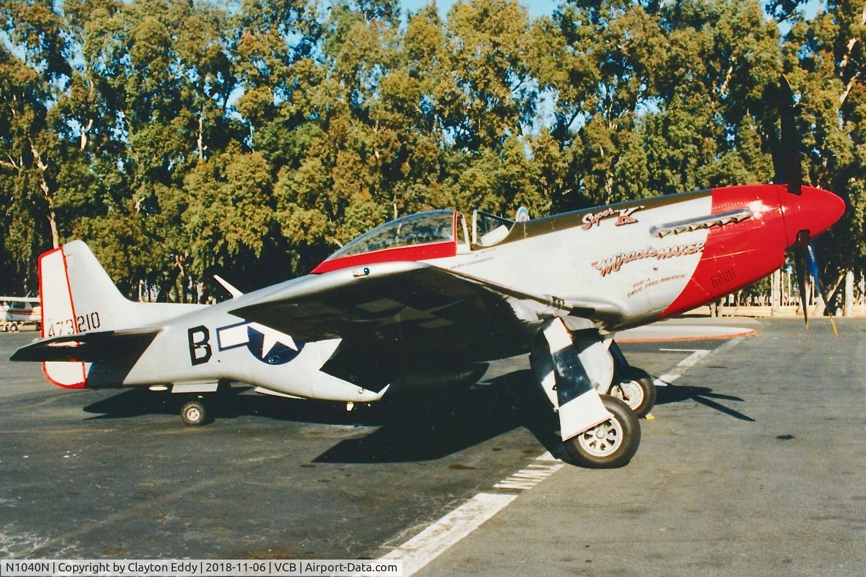 N1040N, North American F-51D Mustang C/N 44-73210N, Nut Tree Vacaville California