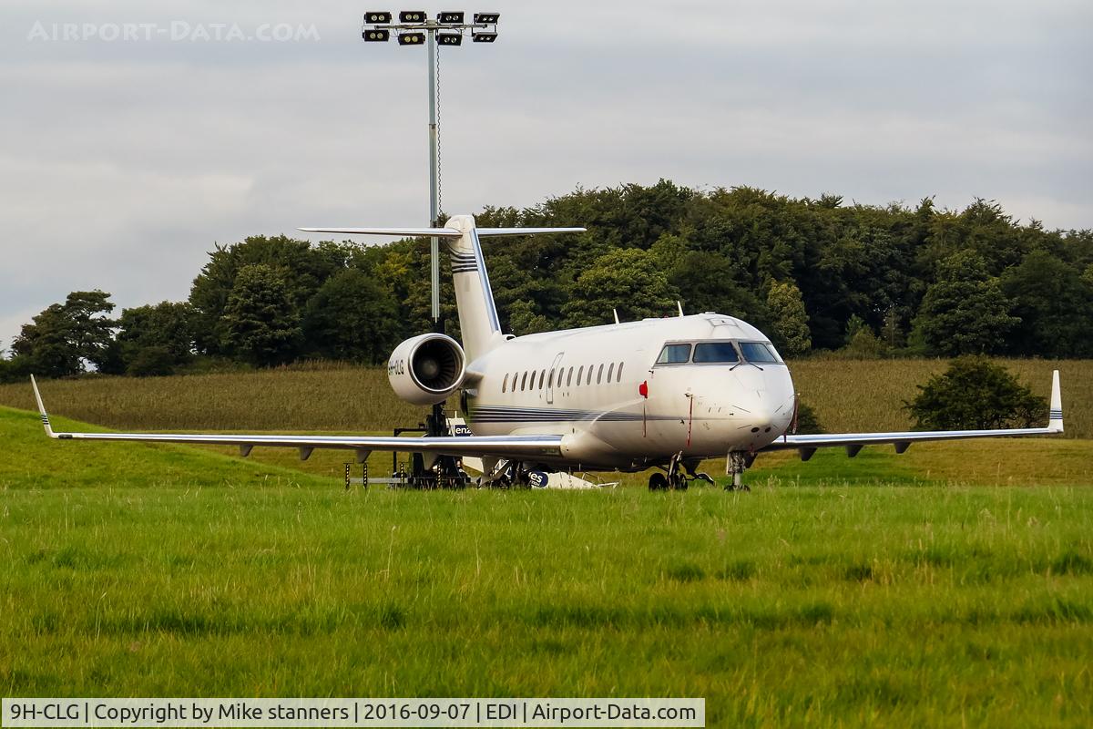 9H-CLG, 2006 Bombardier Challenger 850 (CL-600-2B19) C/N 8063, Air X Charter Challenger 850 Parked at block 33,EDI 7.9.16